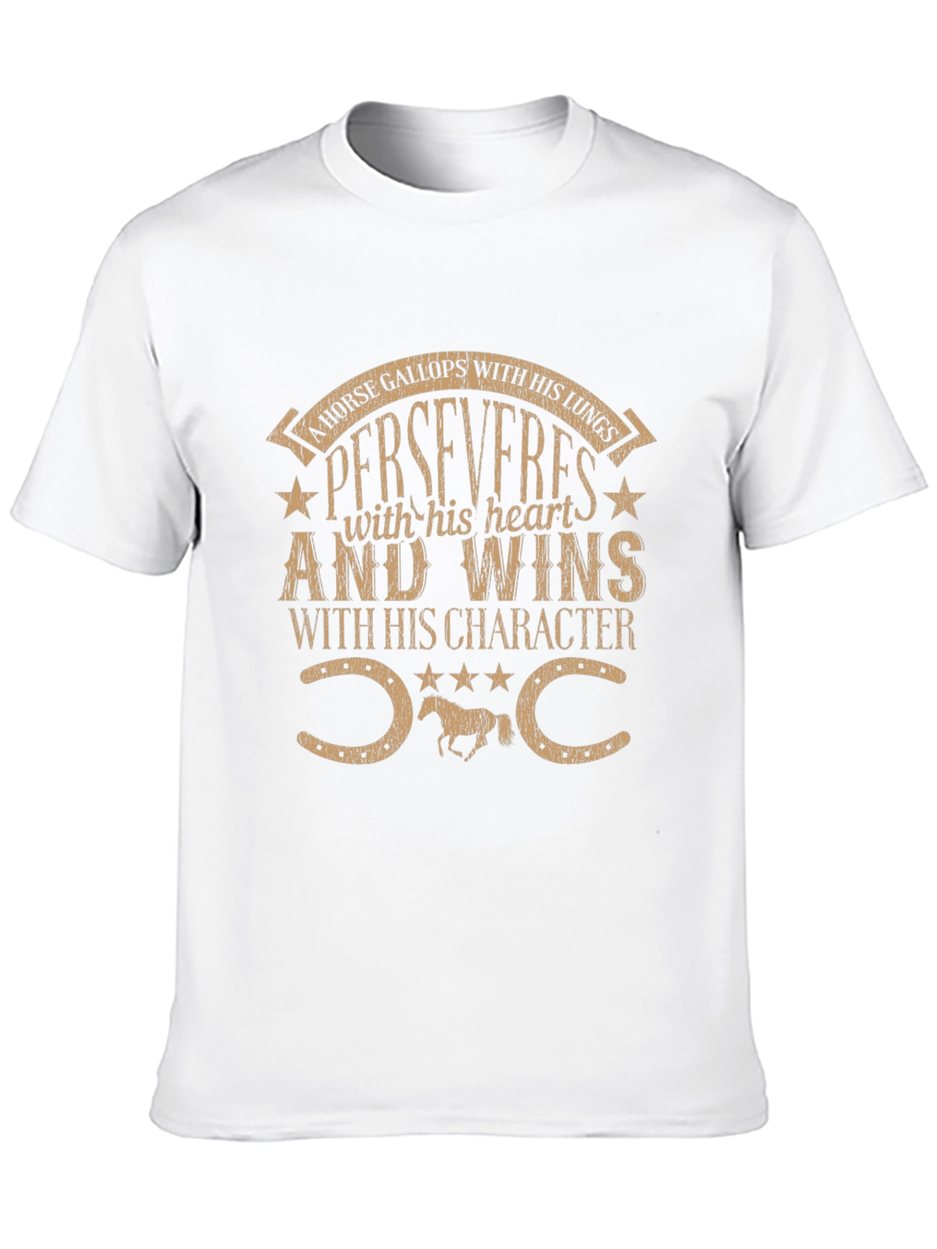 Horse Perseverance Graphic T-Shirt