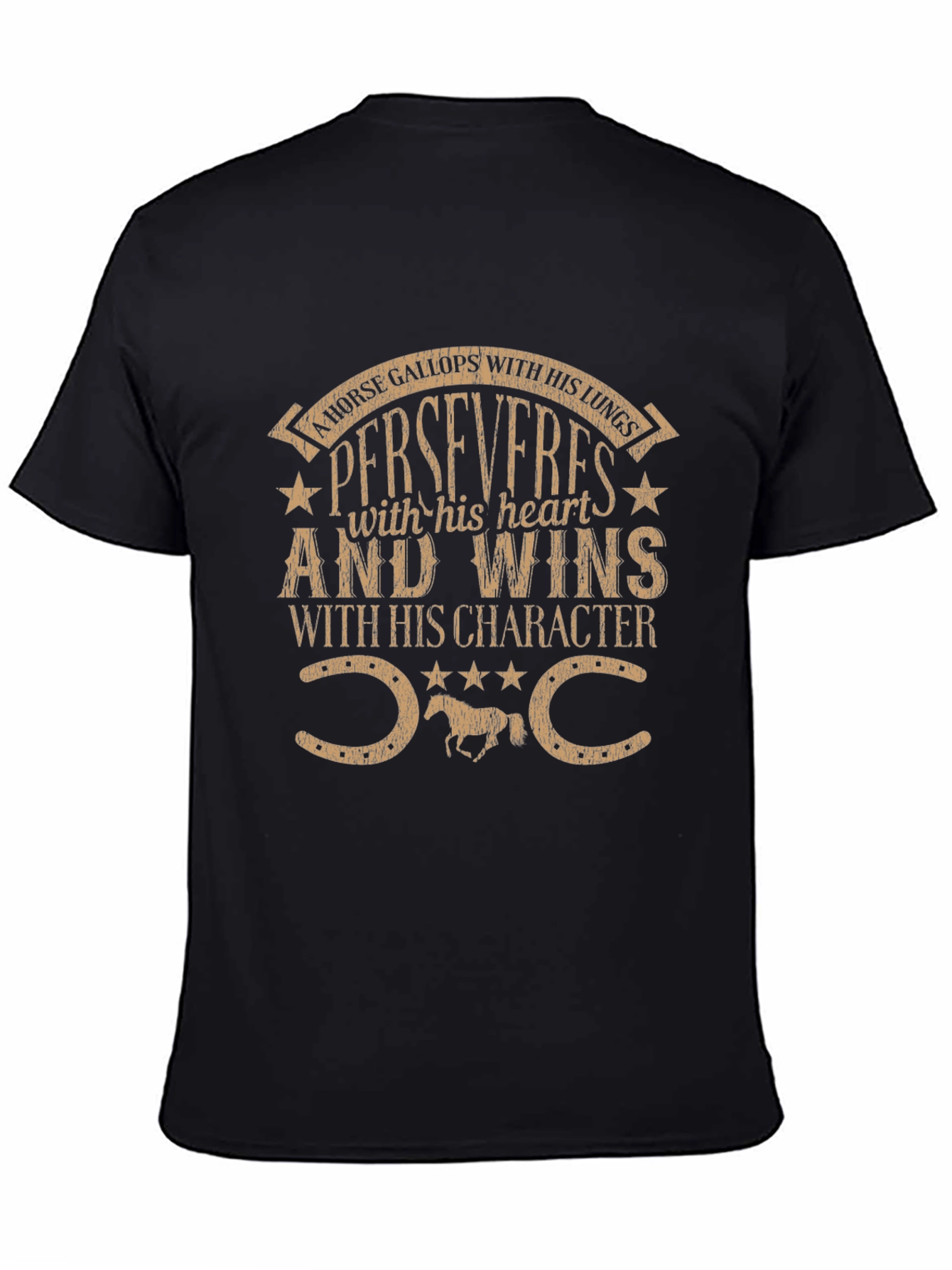 Horse Perseverance Graphic T-Shirt