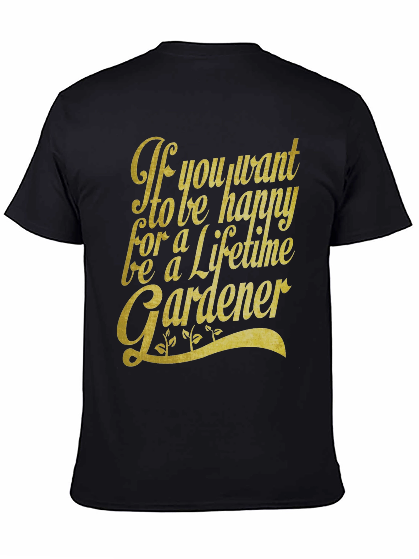 Happy Gardener Graphic T-Shirt - Lifetime Gardening