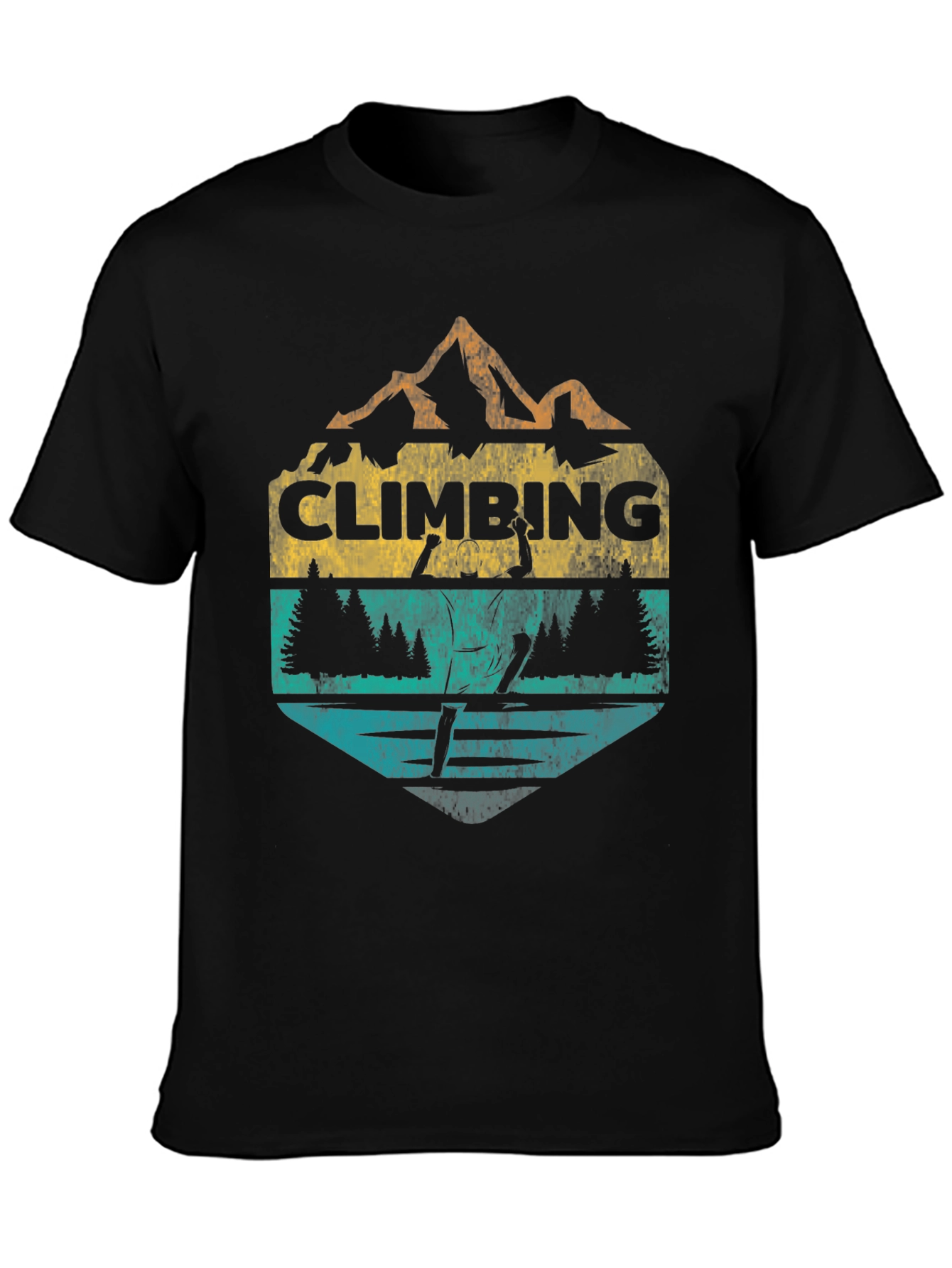 Climbing Graphic T-Shirt - Mountain Adventure Tee