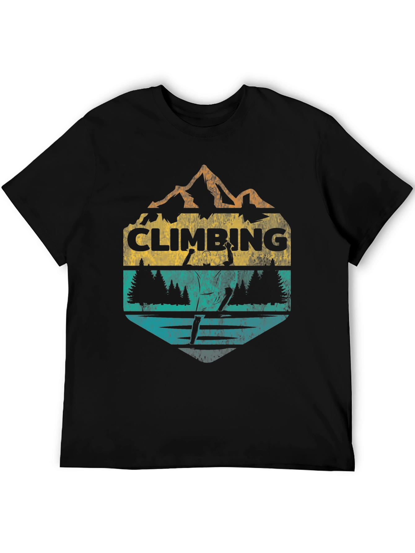 Climbing Graphic T-Shirt - Mountain Adventure Tee