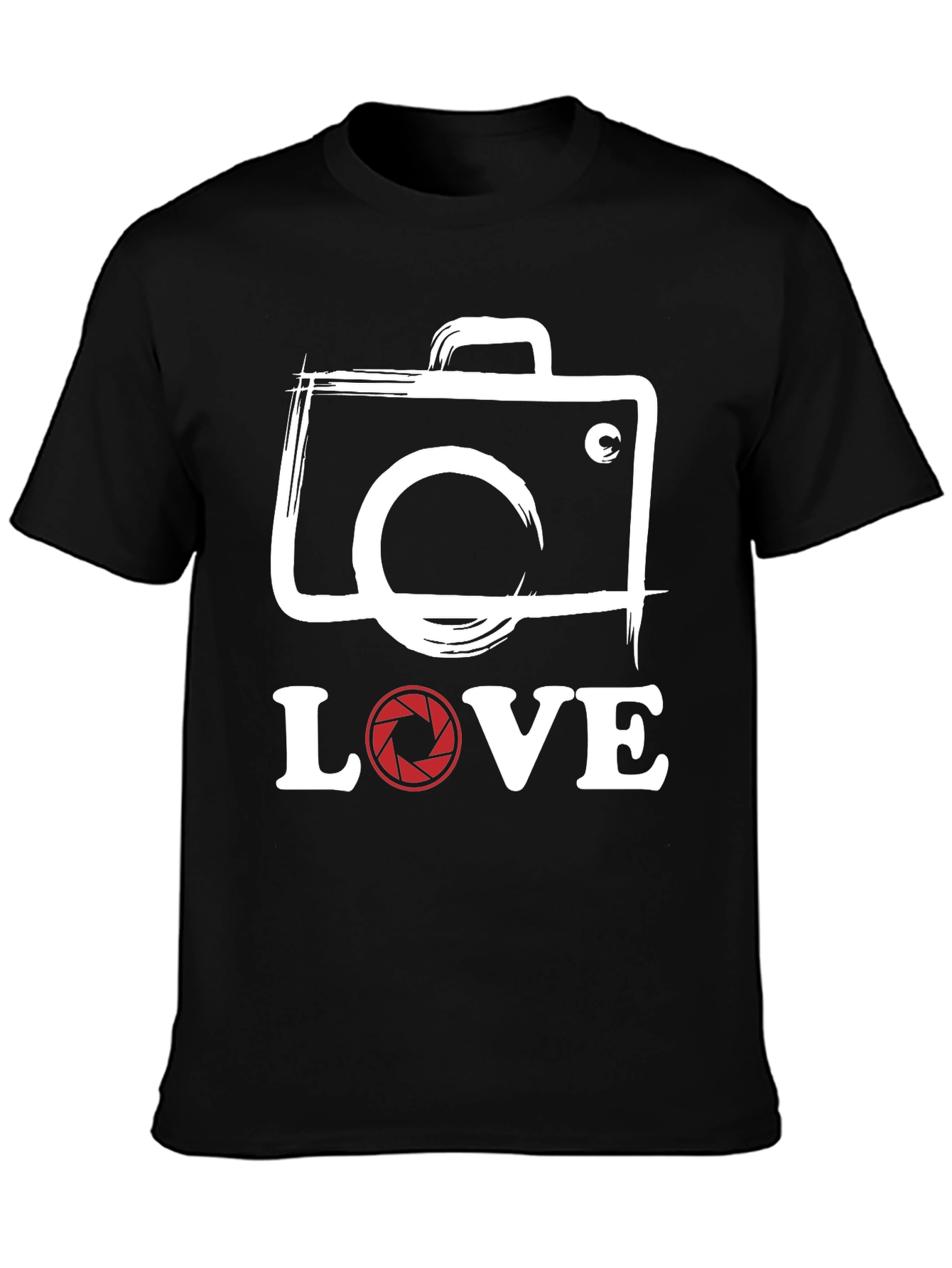 Photographer LOVE T-Shirt - Camera Shutter Design