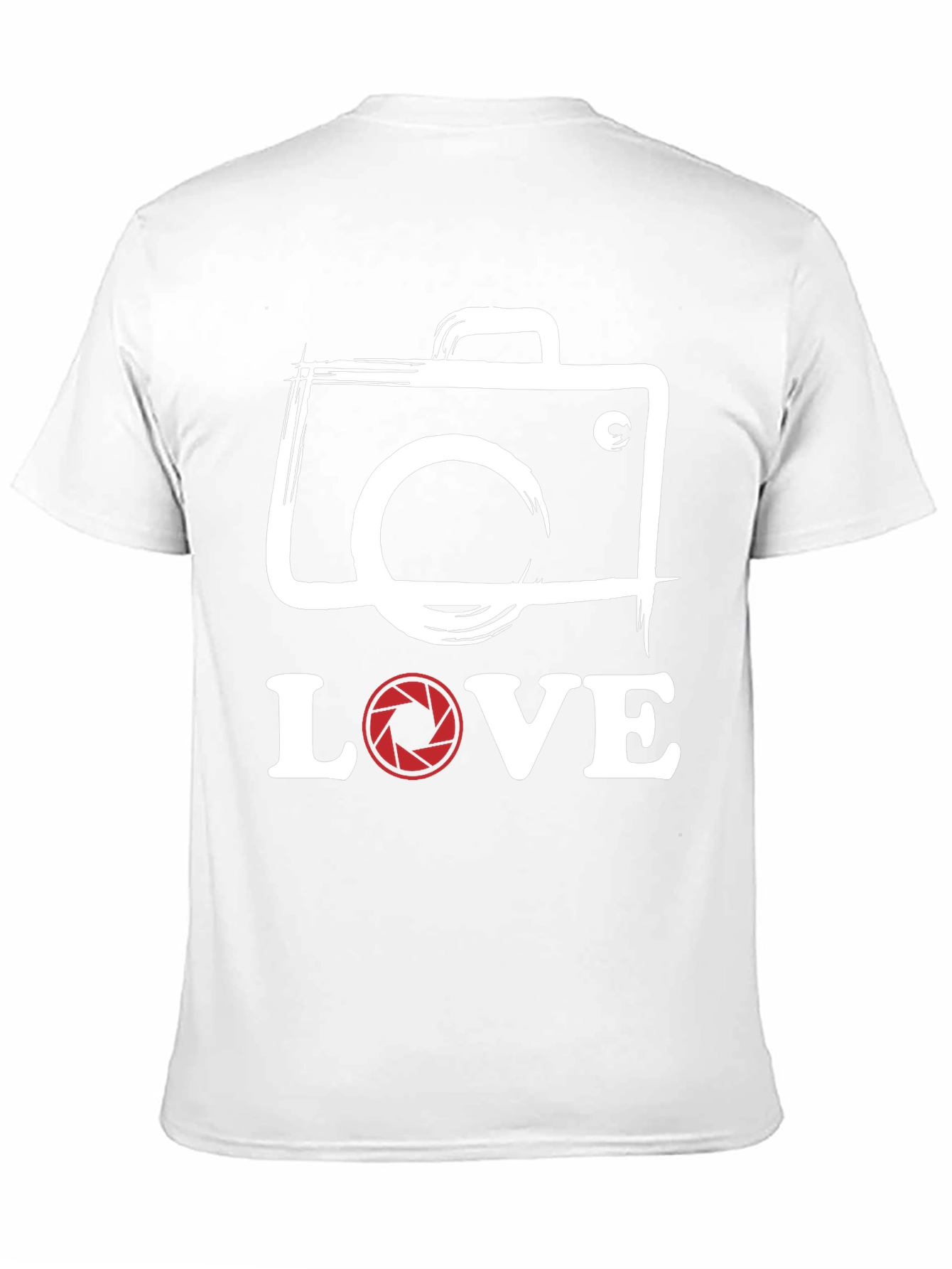 Photographer LOVE T-Shirt - Camera Shutter Design