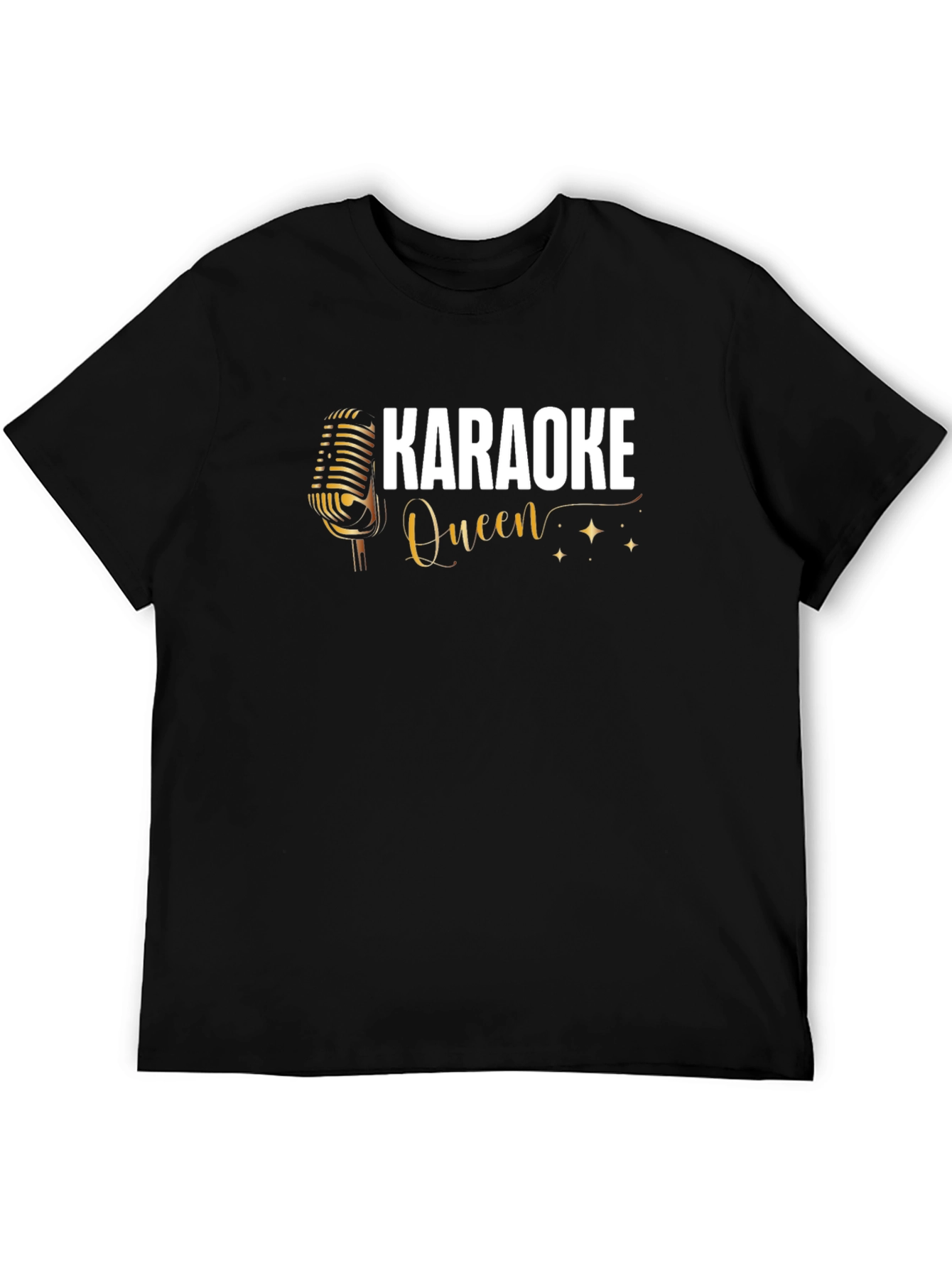 Karaoke Queen Black T-Shirt