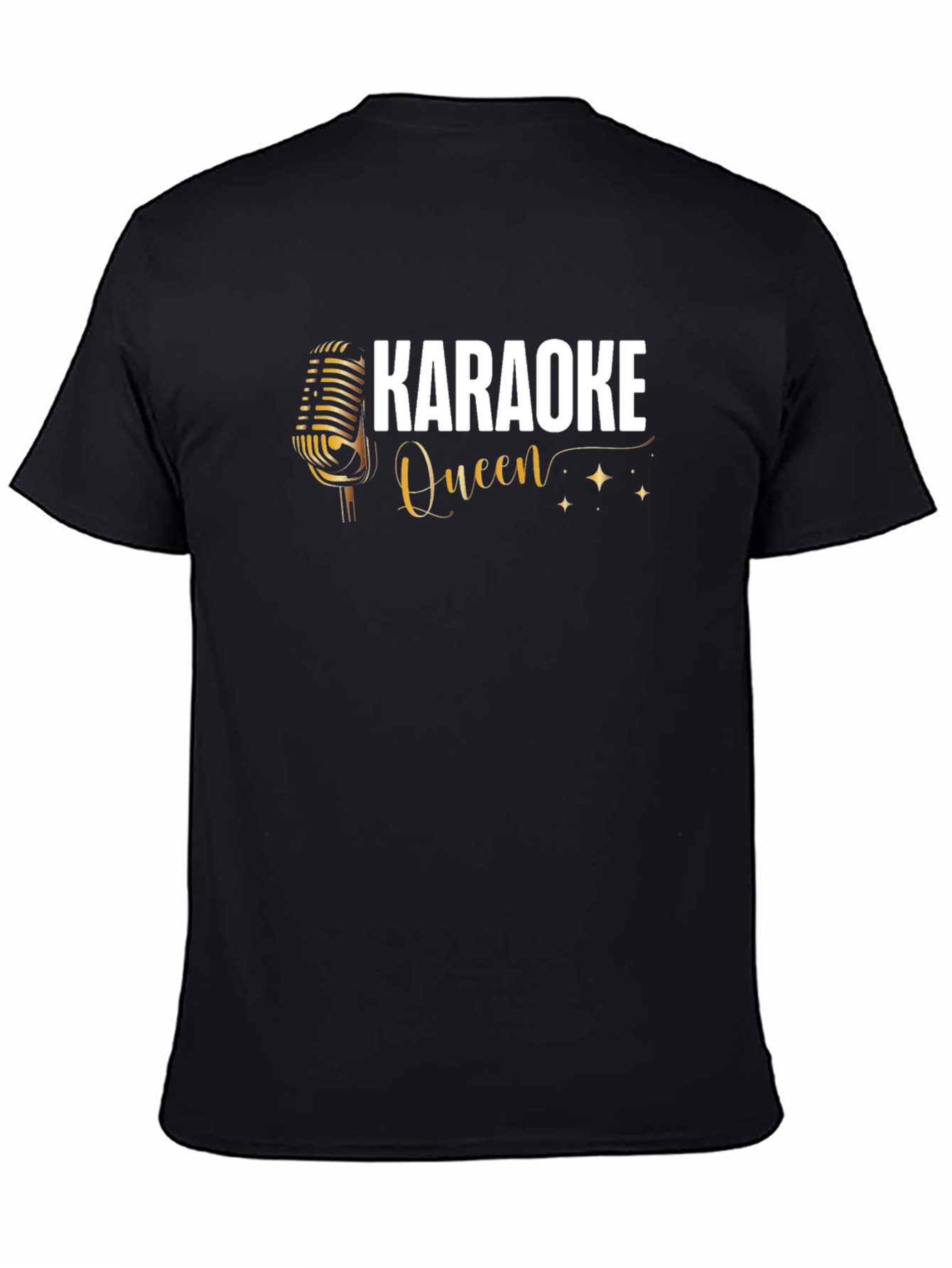 Karaoke Queen Black T-Shirt