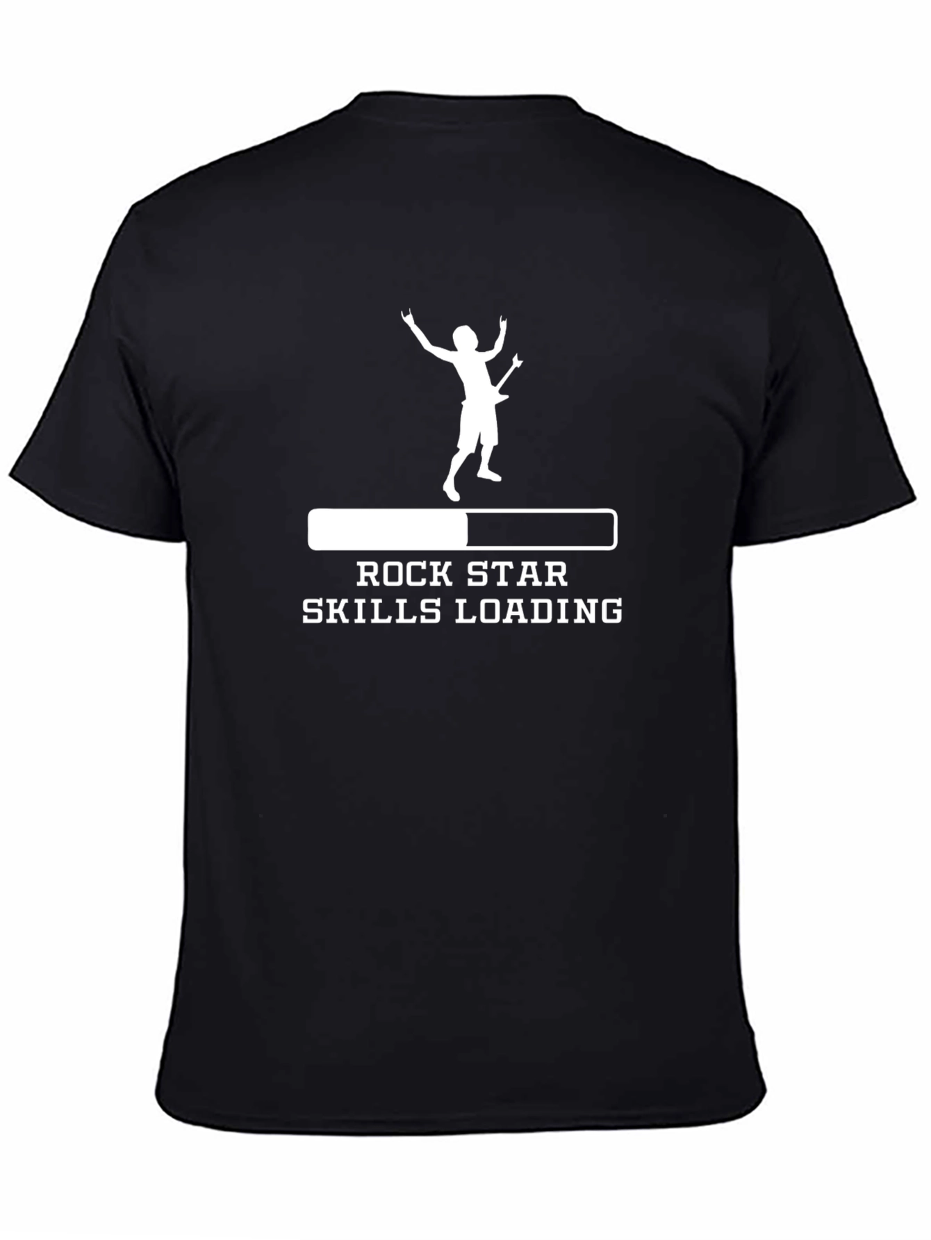 Rock Star Skills Loading Graphic Tee - Black