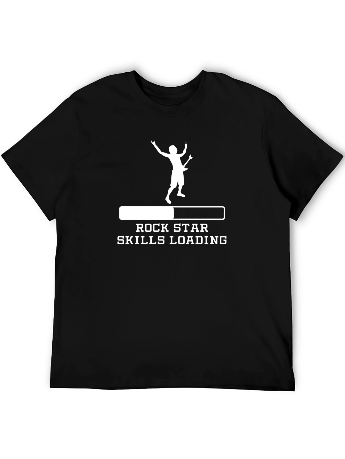 Rock Star Skills Loading Graphic Tee - Black
