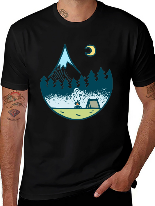 Camping Adventure Graphic T-Shirt