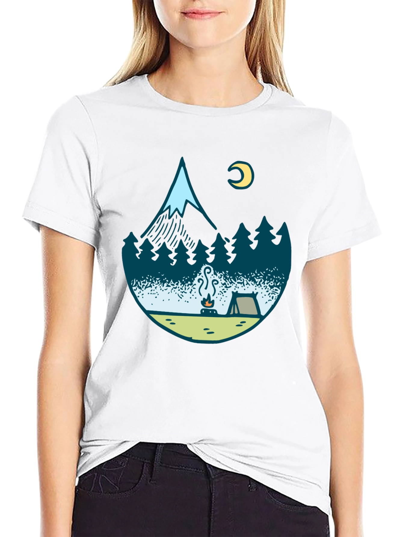 Camping Adventure Graphic T-Shirt