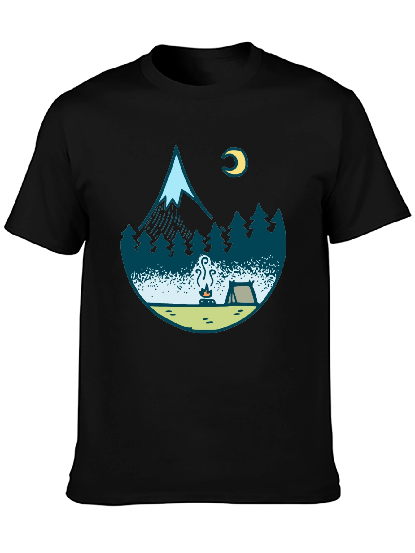 Camping Adventure Graphic T-Shirt