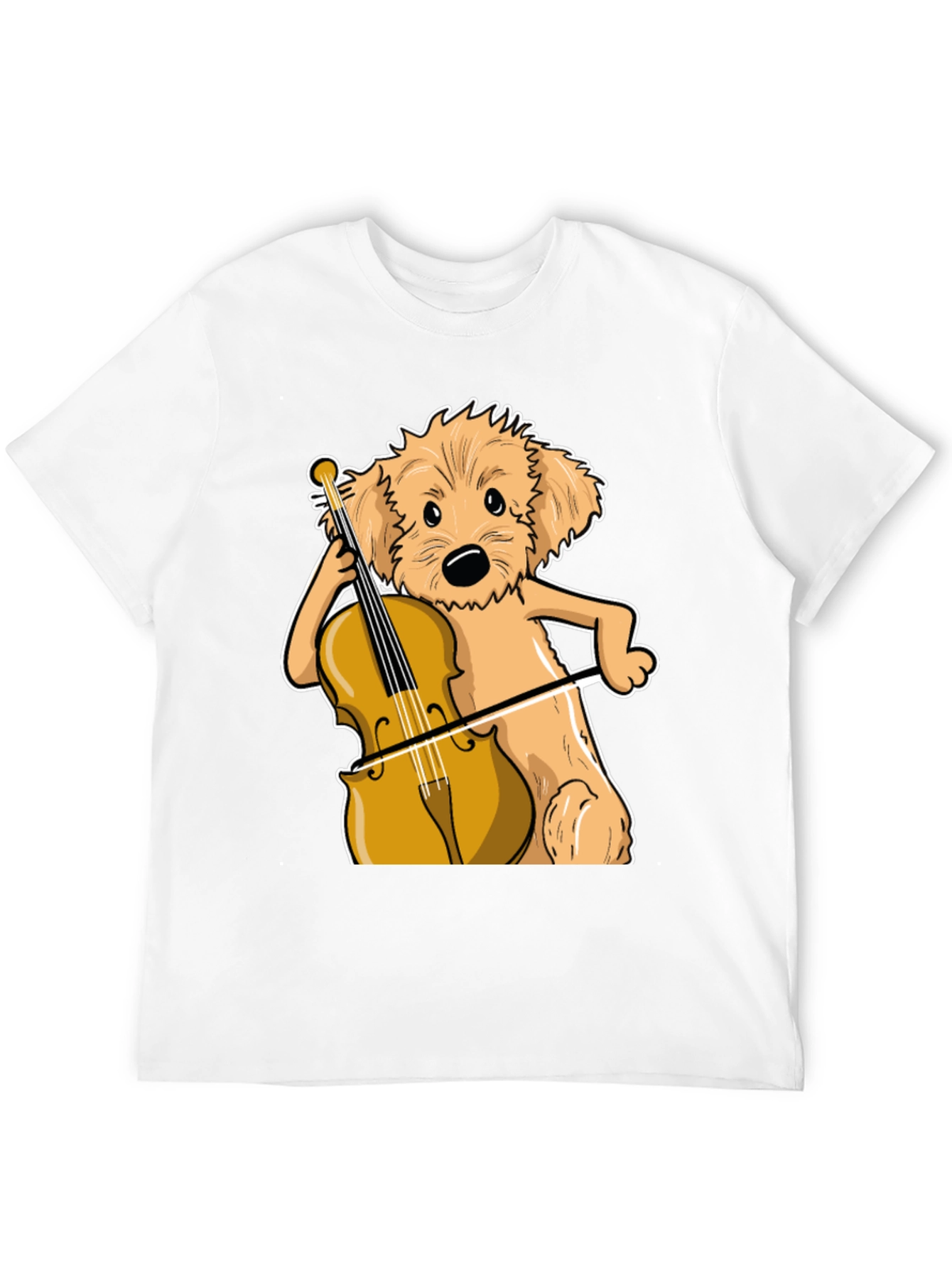 Dog Playing Cello T-Shirt