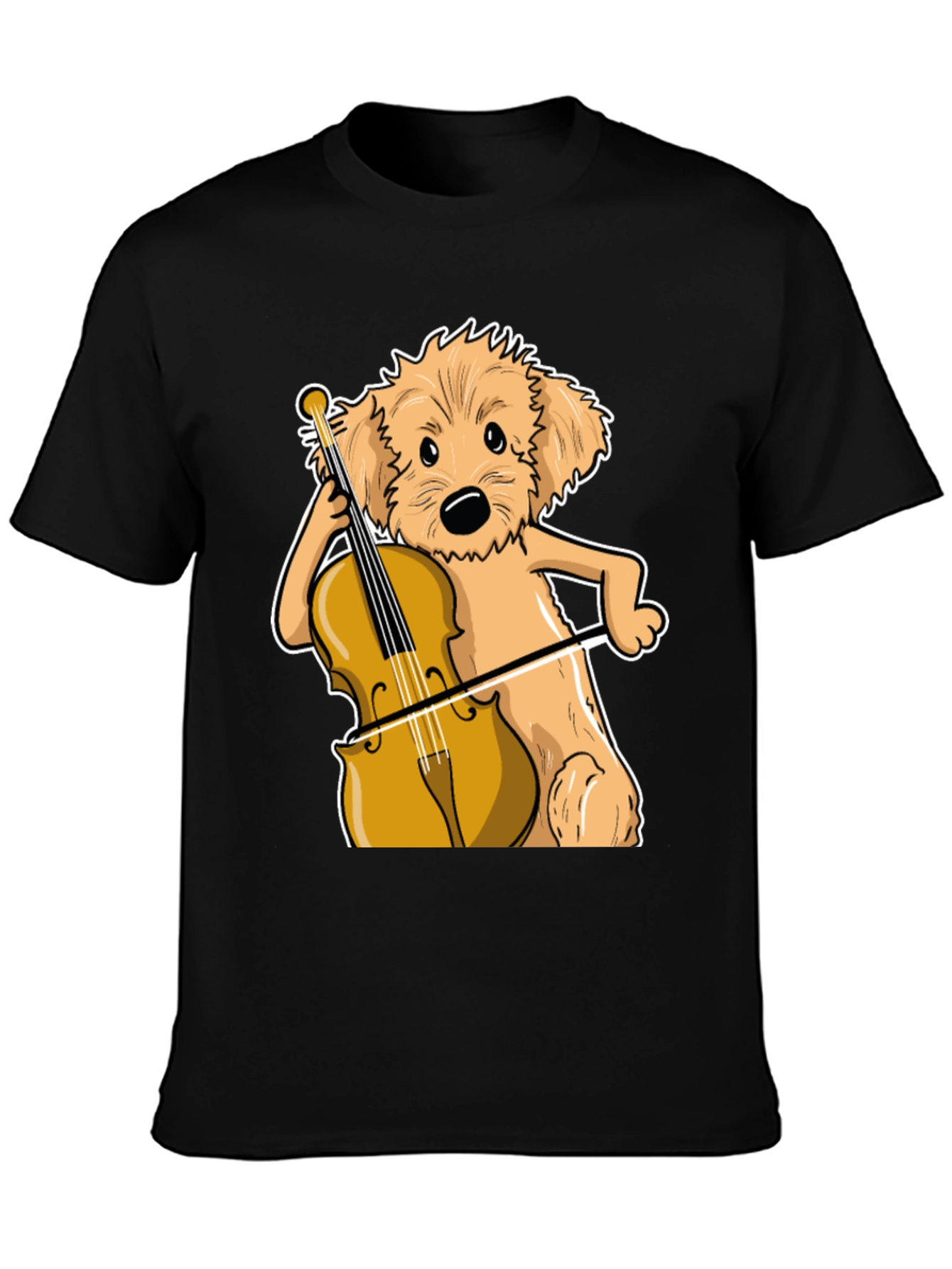 Dog Playing Cello T-Shirt