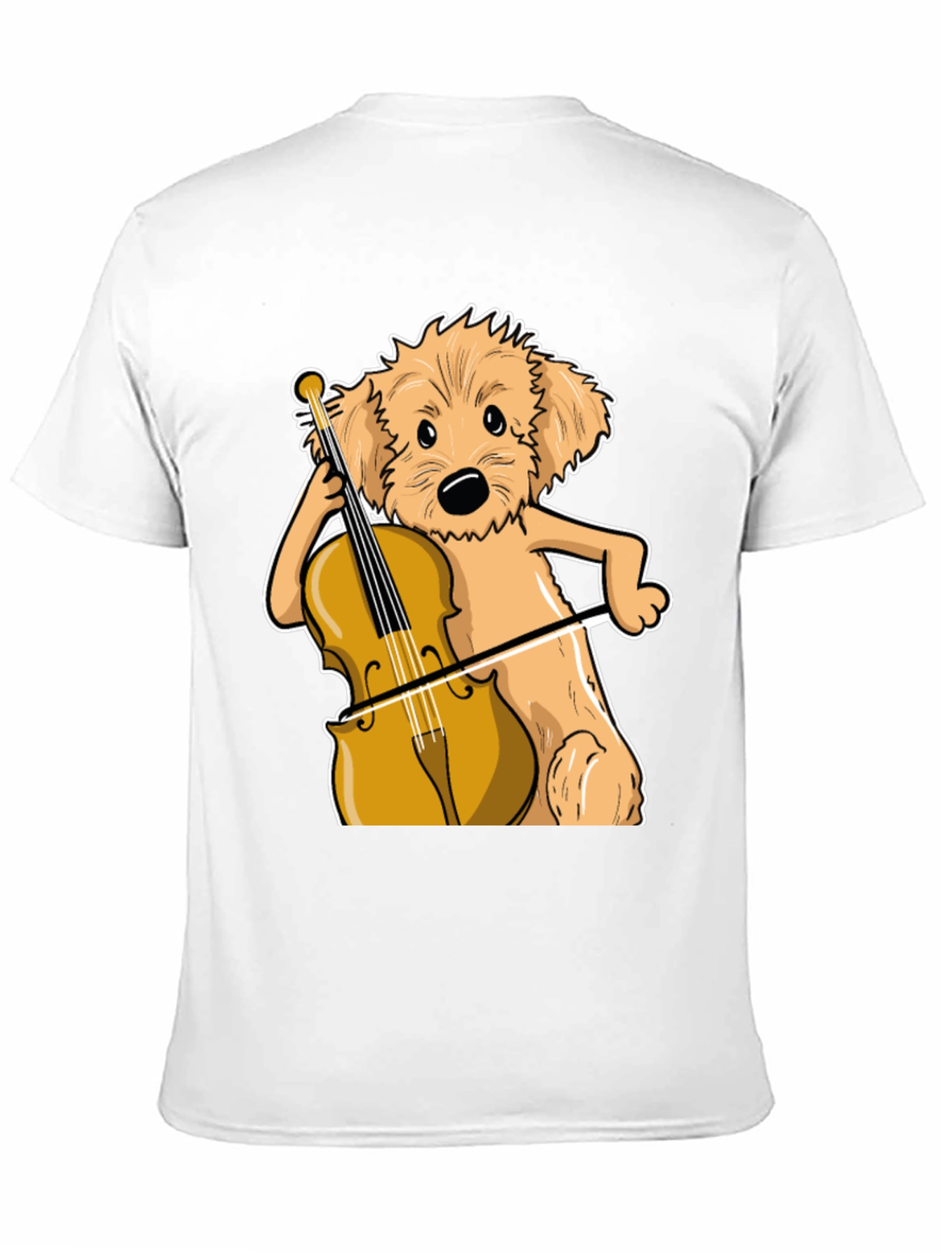 Dog Playing Cello T-Shirt