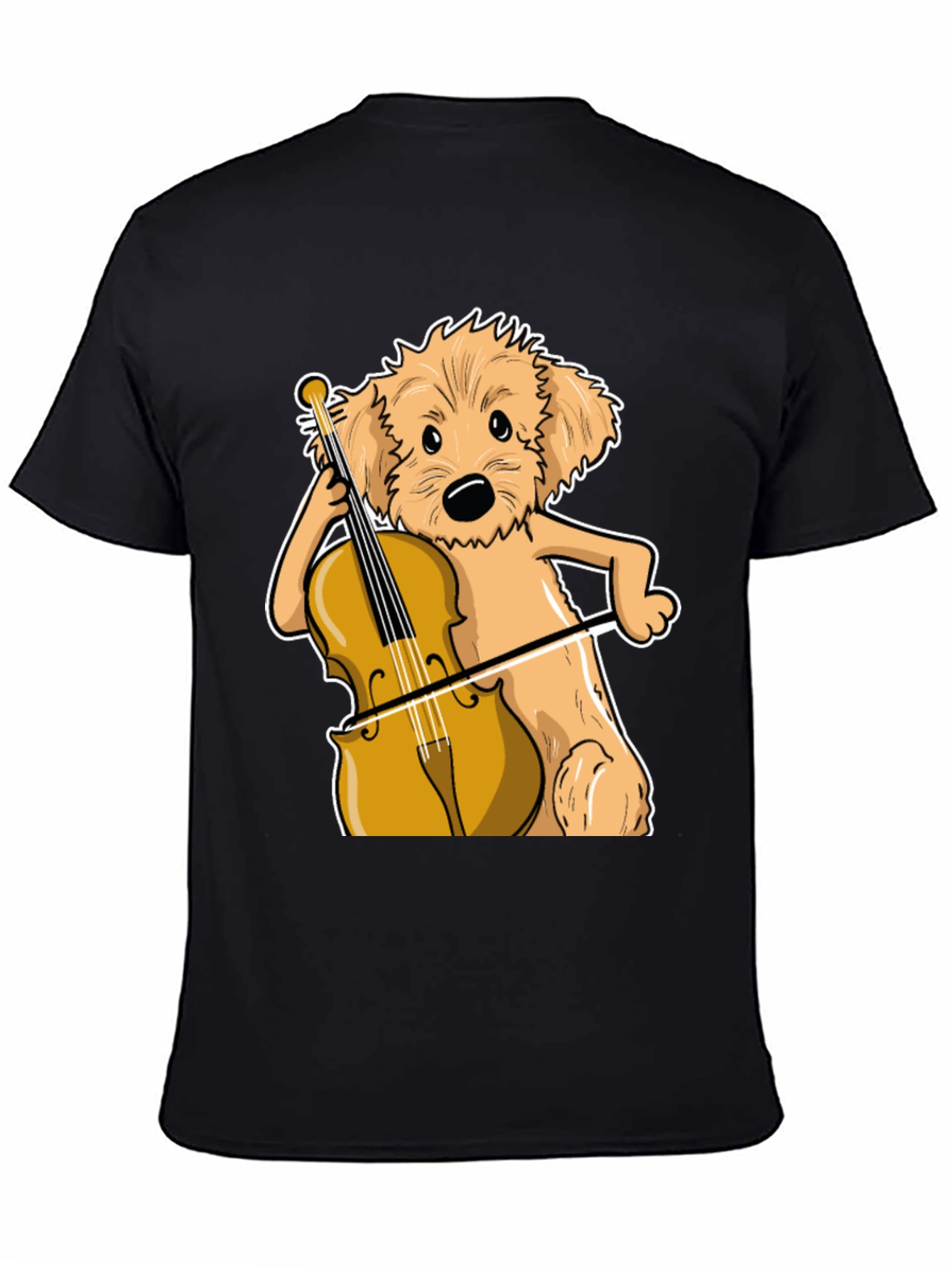Dog Playing Cello T-Shirt