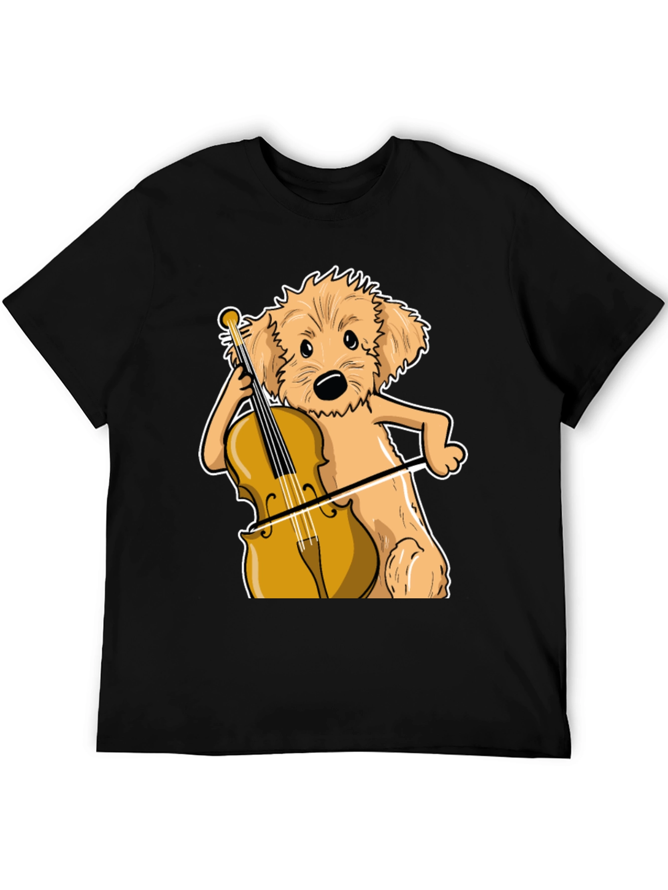 Dog Playing Cello T-Shirt