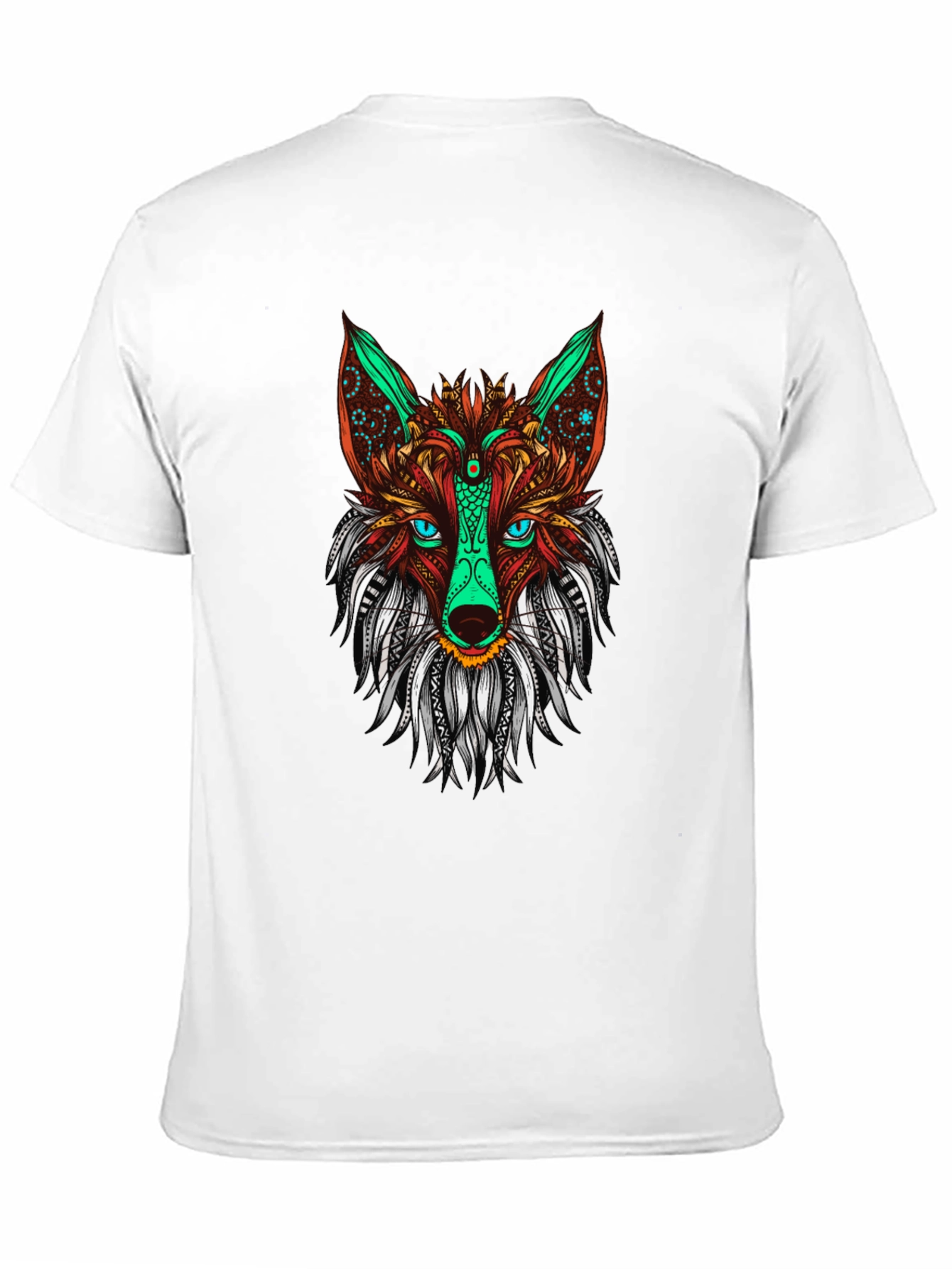 Fox Graphic Print Mens Black T-shirt