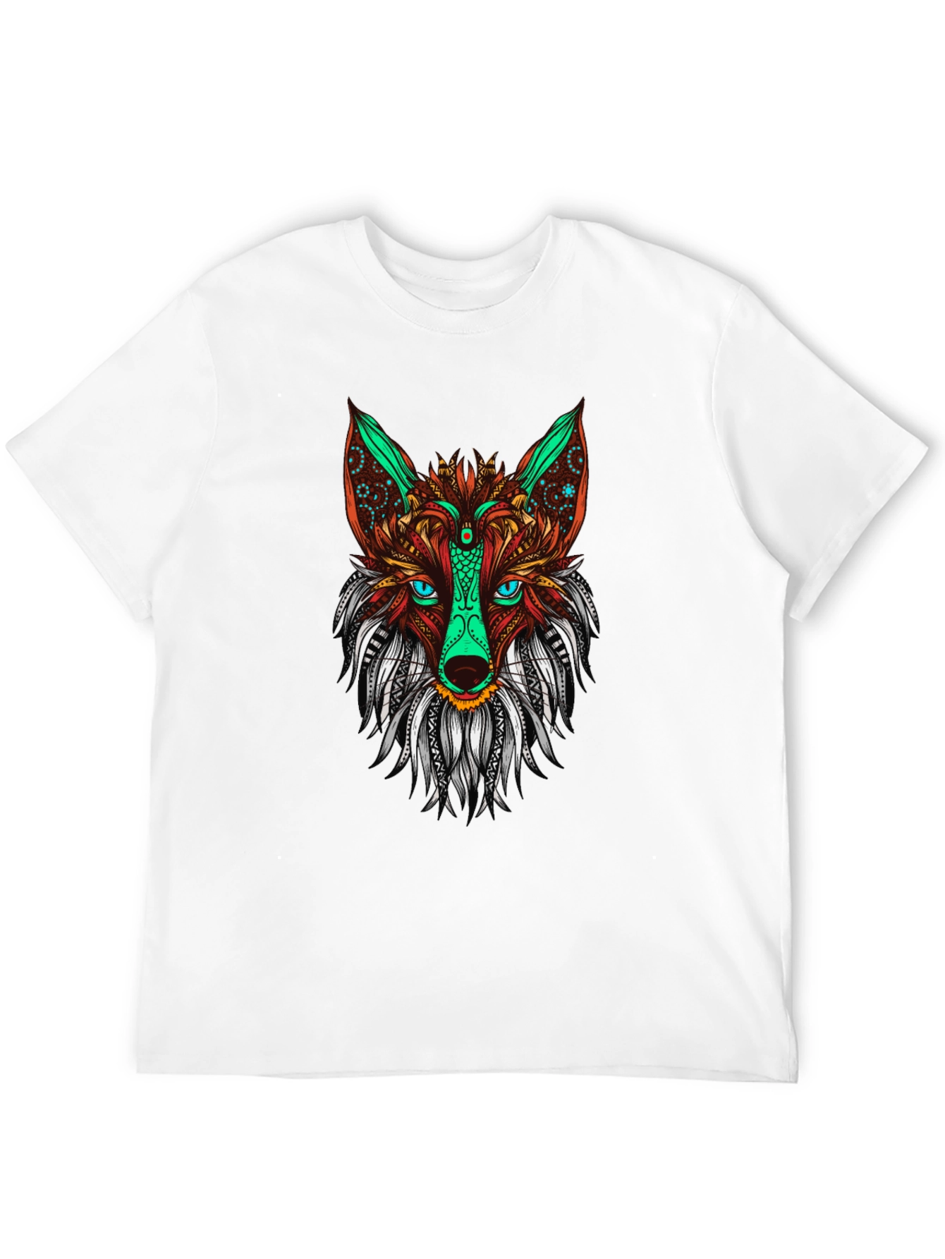 Fox Graphic Print Mens Black T-shirt