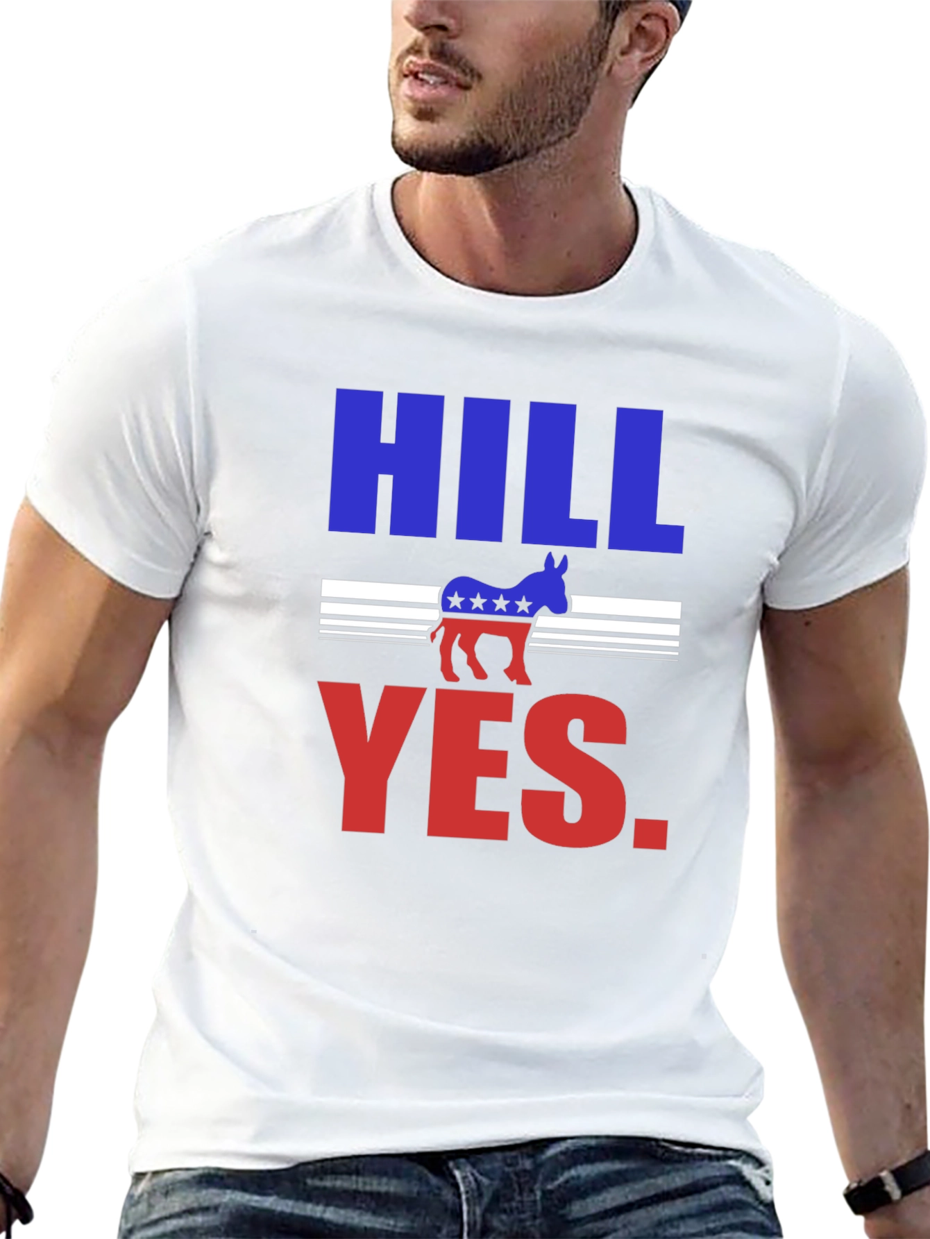 Hill Yes Graphic T-Shirt - Political Statement Tee
