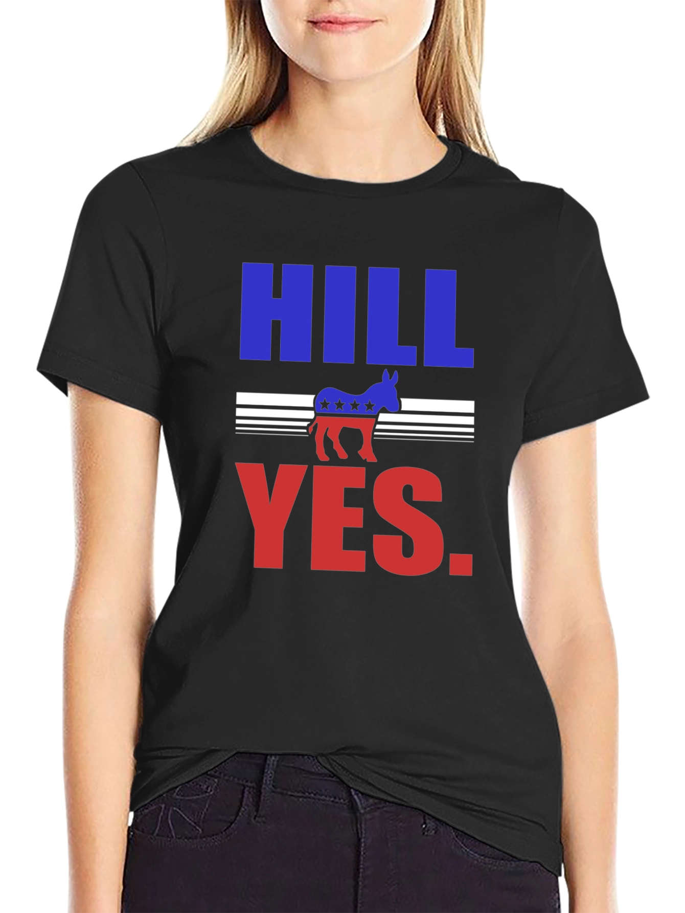 Hill Yes Graphic T-Shirt - Political Statement Tee