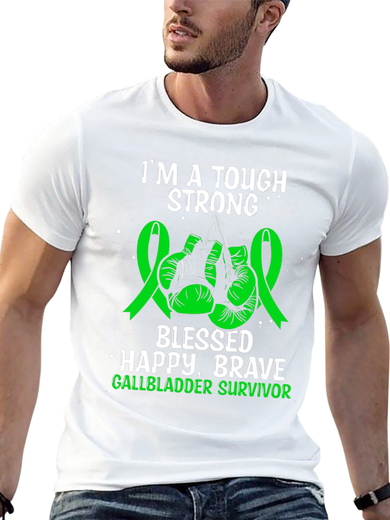 Gallbladder Survivor Strong Tough Brave T-Shirt