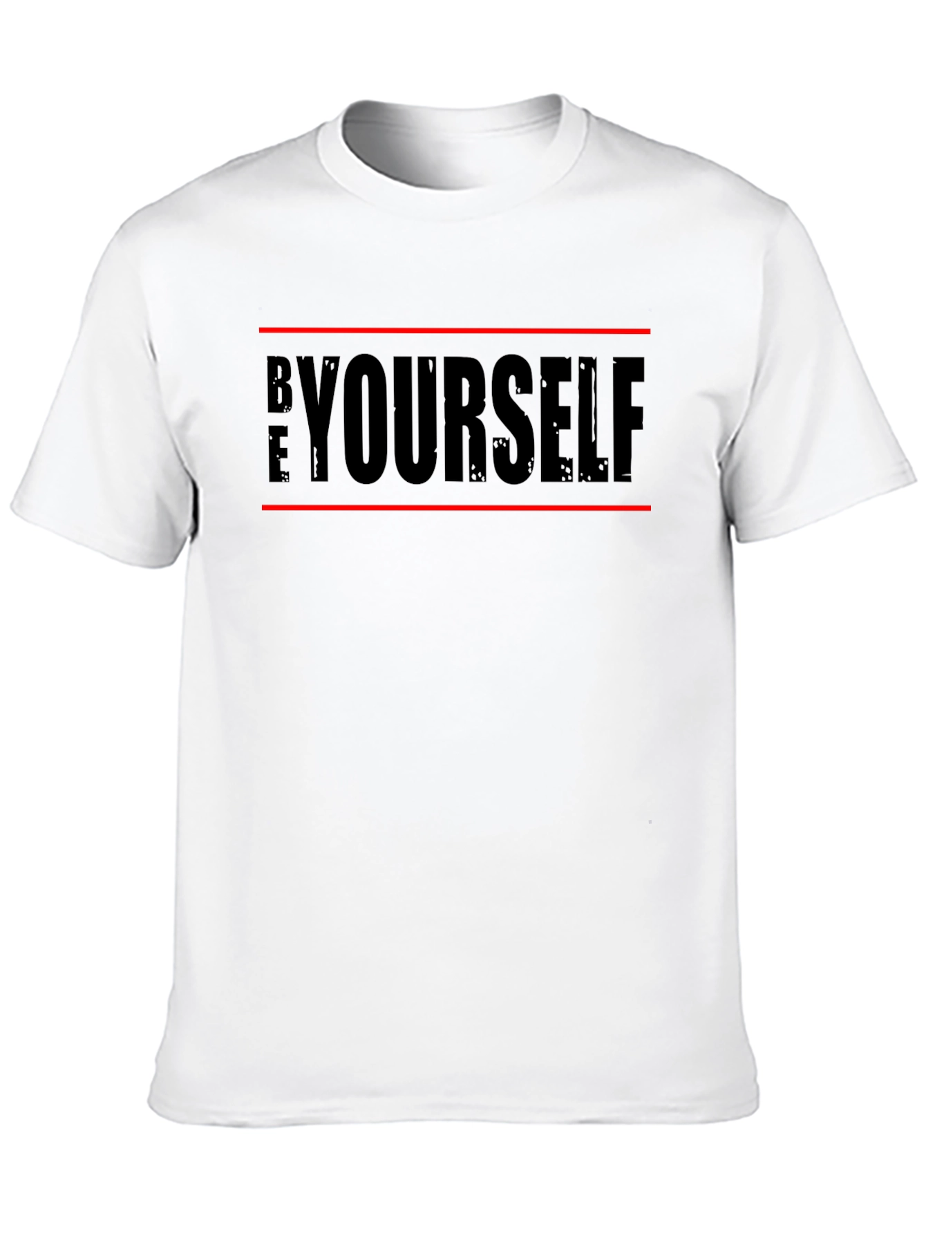Be Yourself Graphic Tee - Mens Black T-Shirt