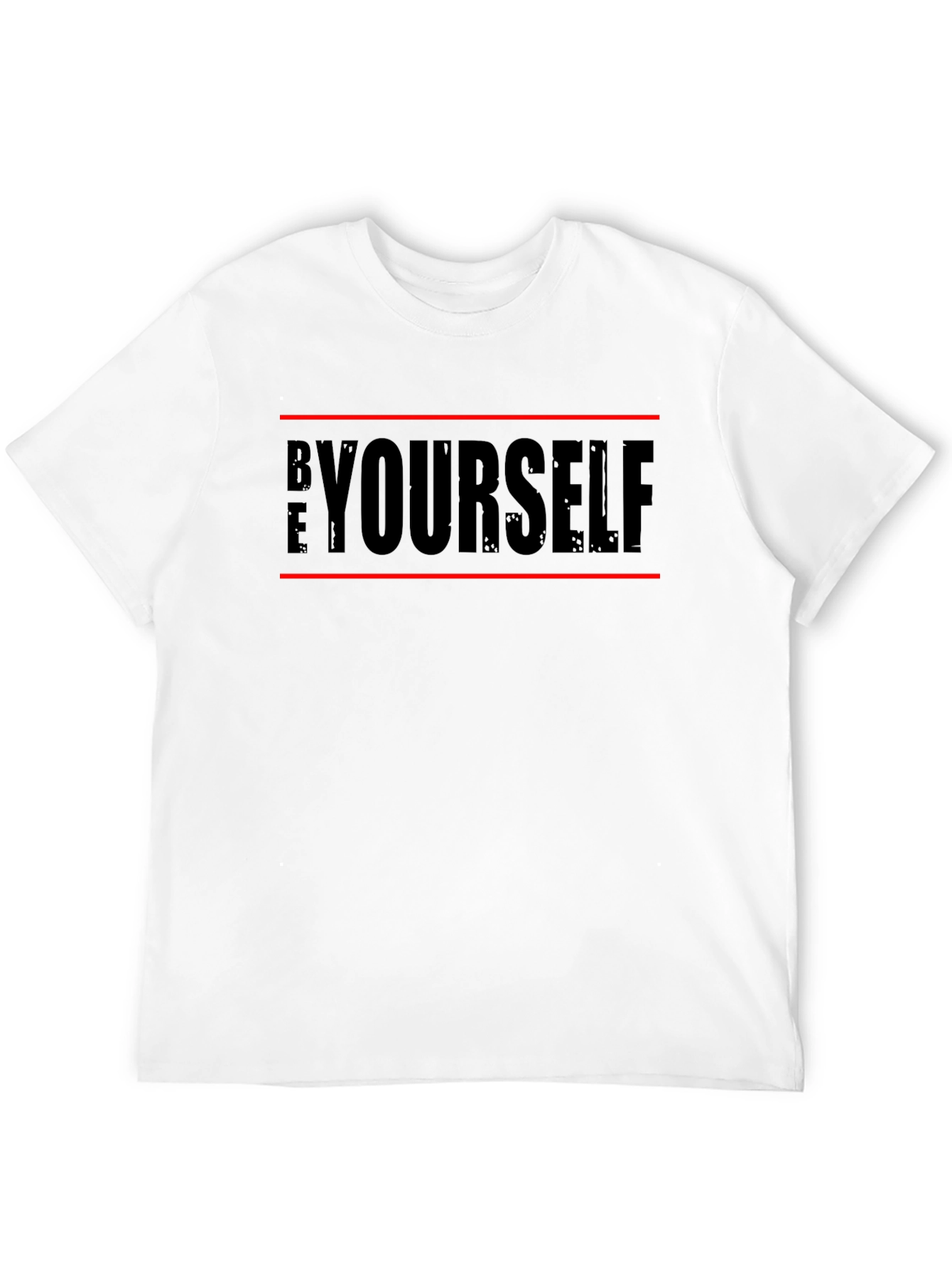 Be Yourself Graphic Tee - Mens Black T-Shirt