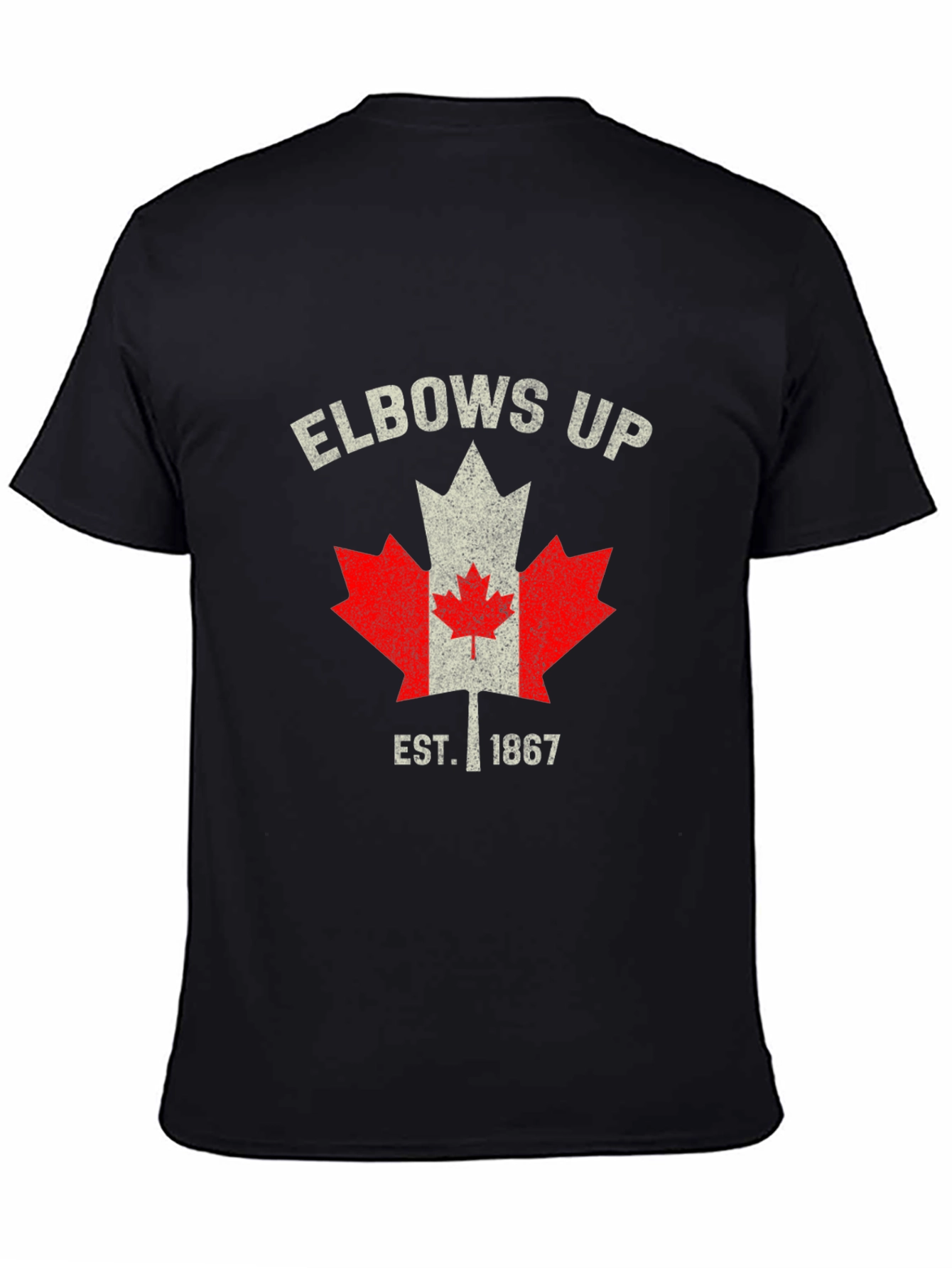 Elbows Up Canada Maple Leaf Est. 1867 T-Shirt