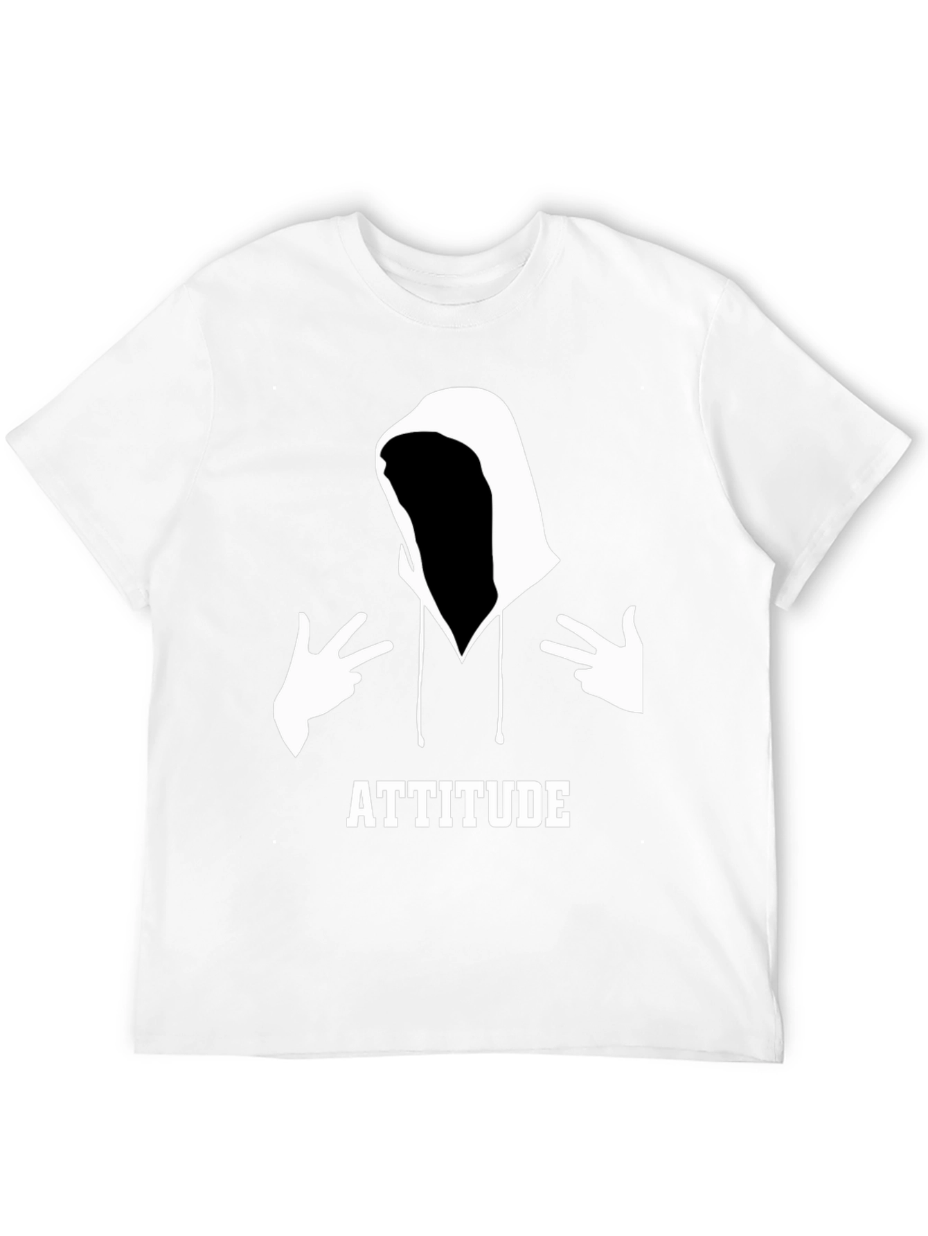 Attitude Graphic Tee - Mens Black T-Shirt
