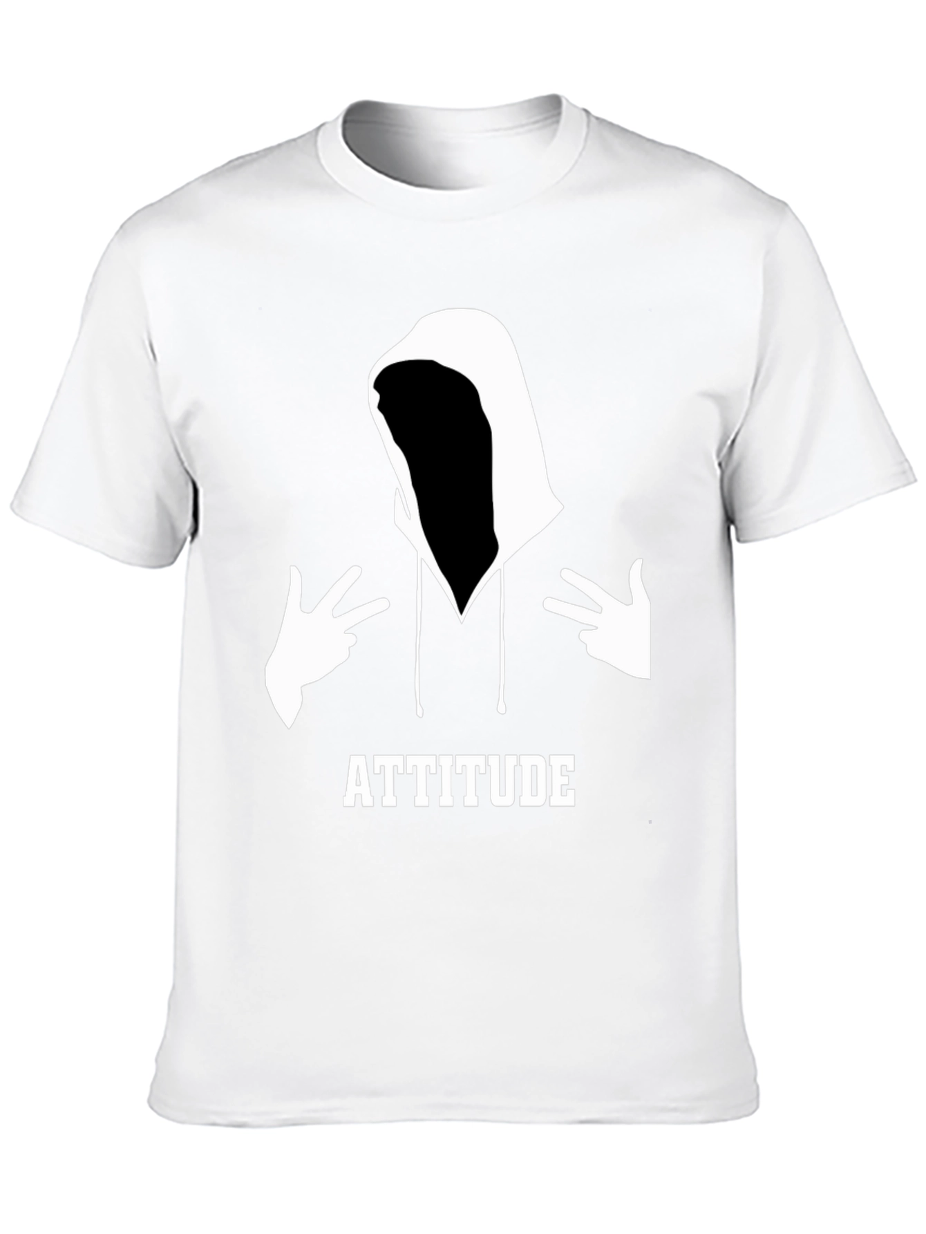 Attitude Graphic Tee - Mens Black T-Shirt