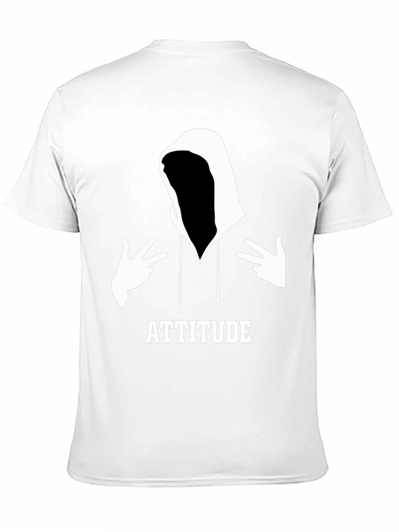 Attitude Graphic Tee - Mens Black T-Shirt