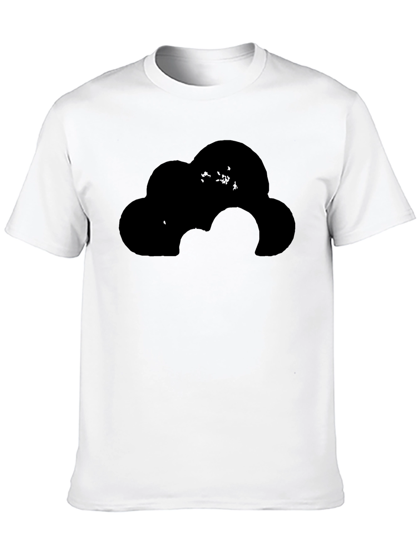 Cloud Graphic Black T-Shirt