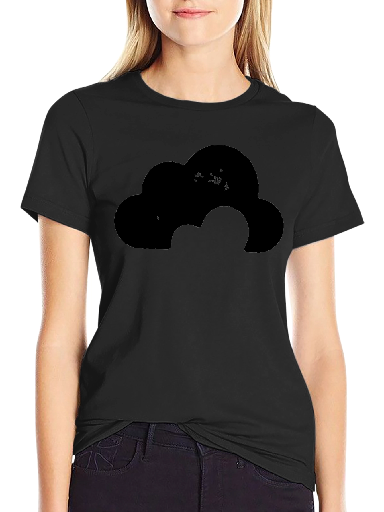 Cloud Graphic Black T-Shirt