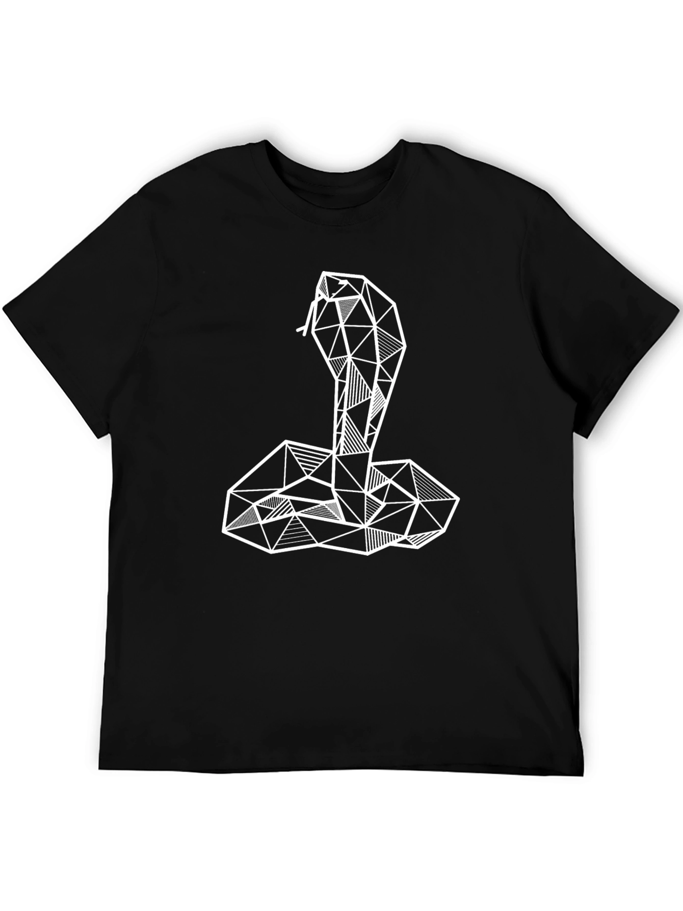 Geometric Cobra Tee - Modern Graphic Print