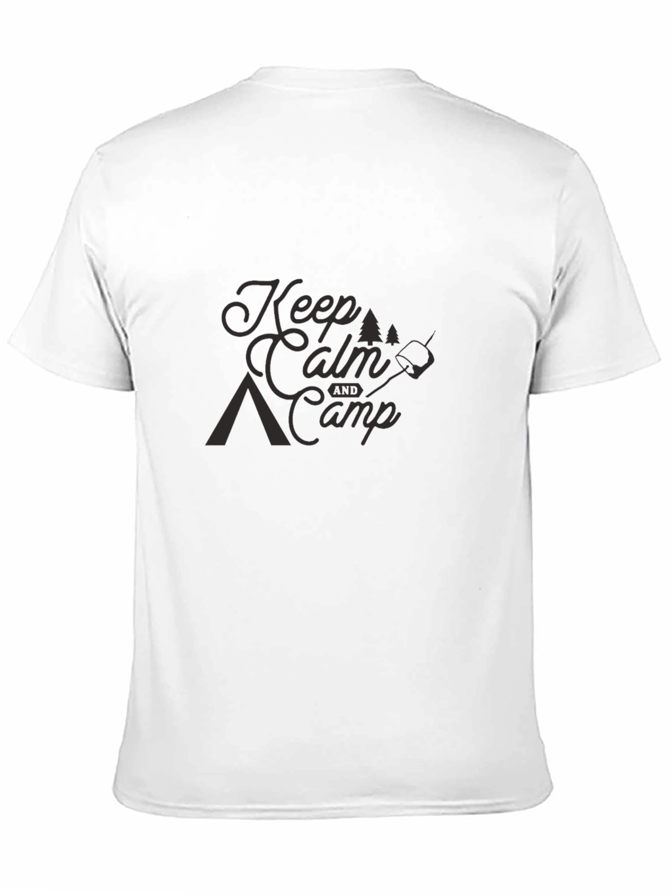 Keep Calm and Camp Black Tee