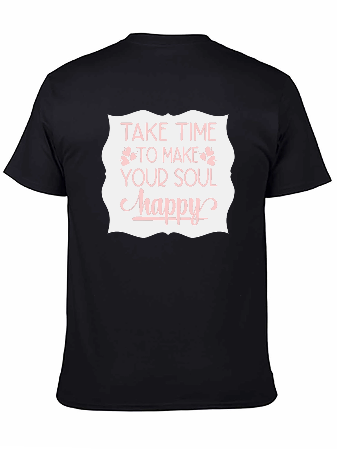 Soul Happy T-Shirt - Black Graphic Tee
