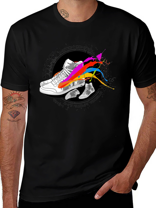 Motion Control Runners Graphic Tee - Black