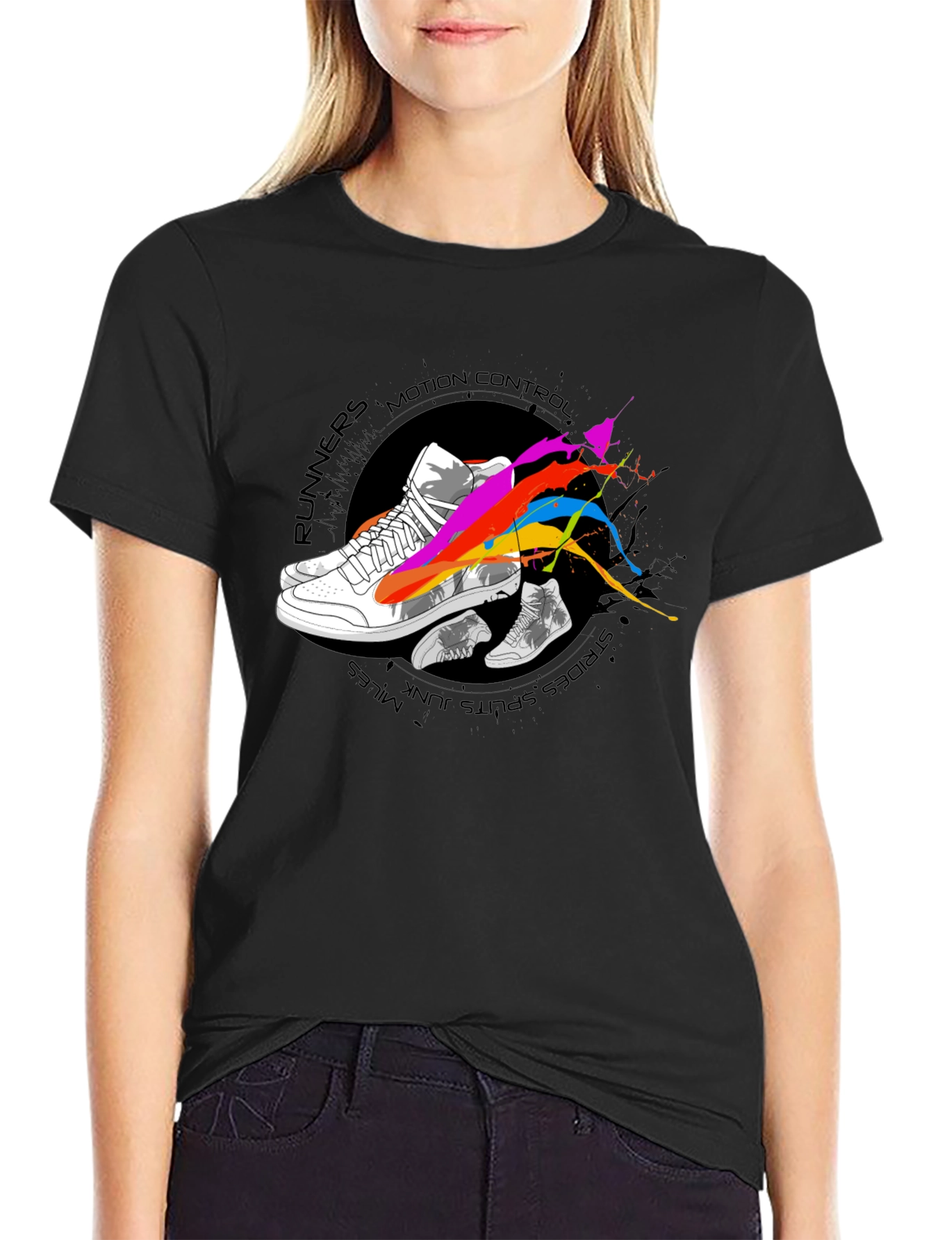 Motion Control Runners Graphic Tee - Black