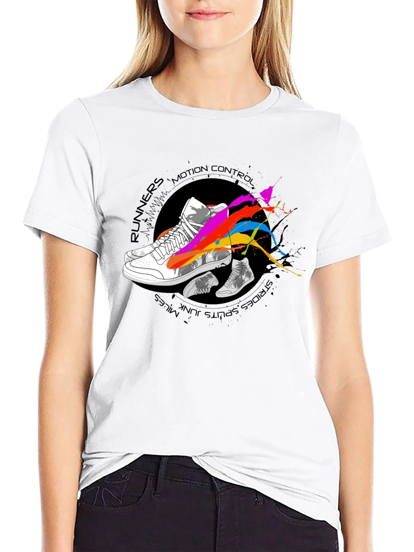 Motion Control Runners Graphic Tee - Black