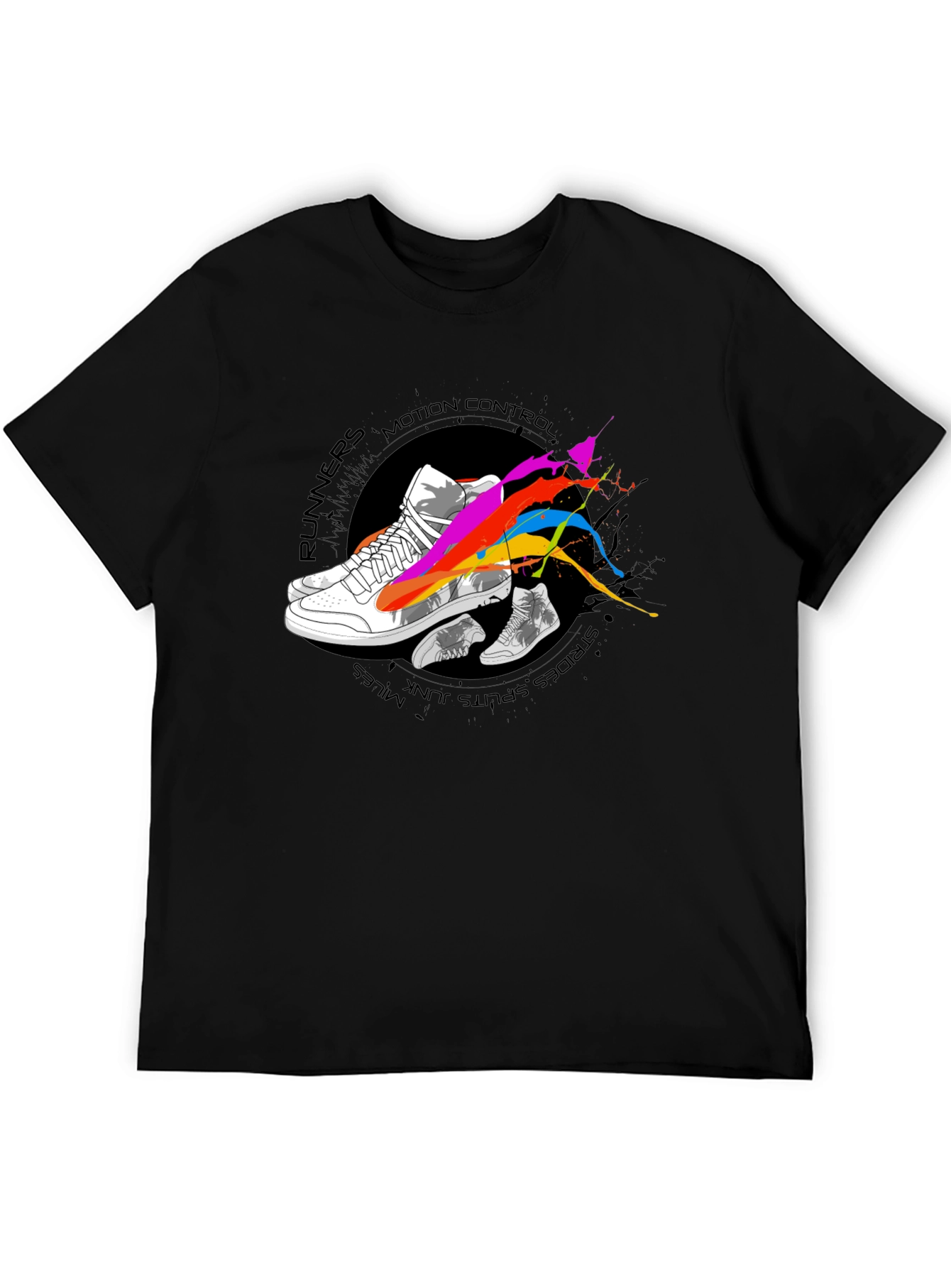 Motion Control Runners Graphic Tee - Black