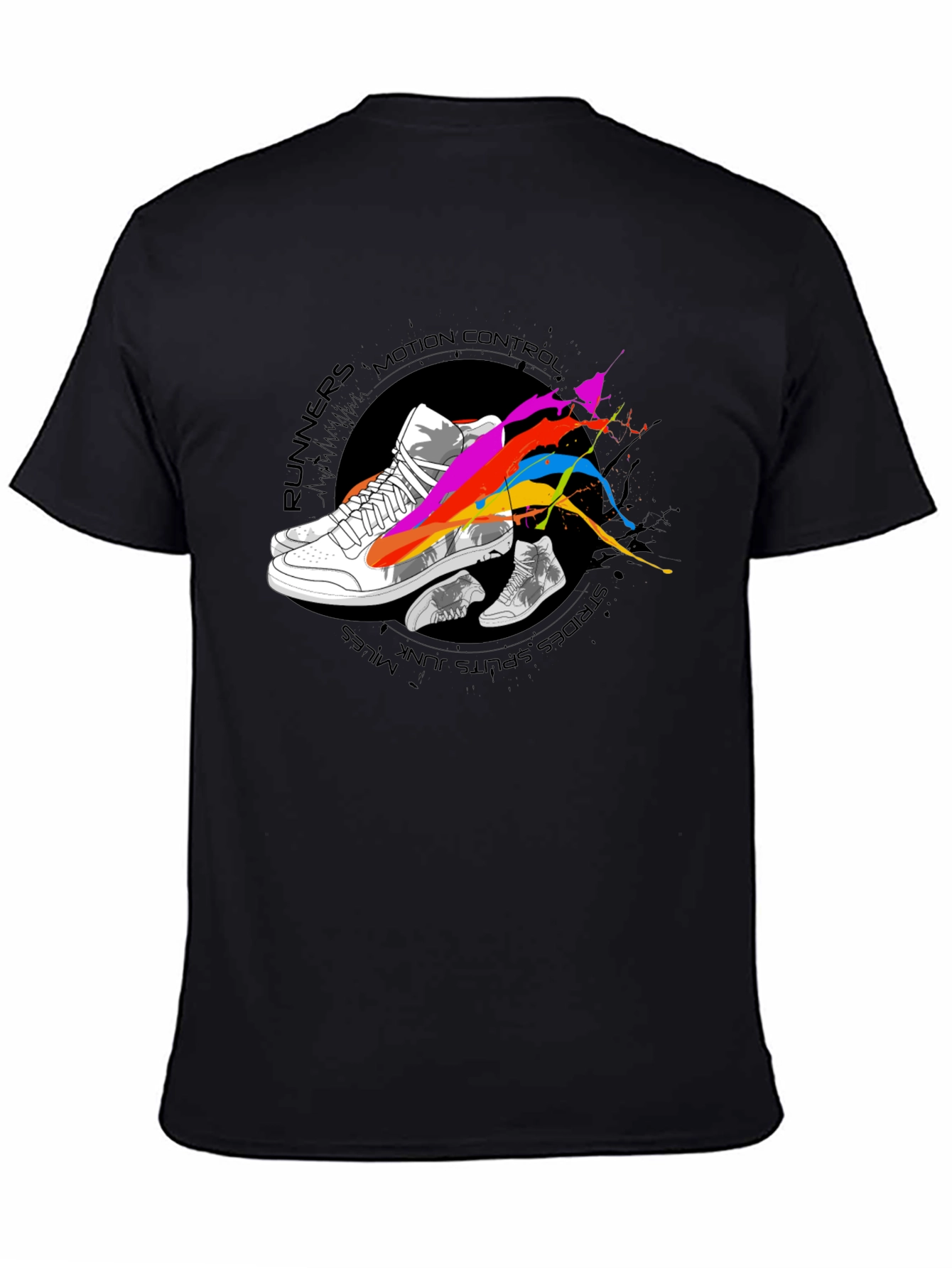 Motion Control Runners Graphic Tee - Black