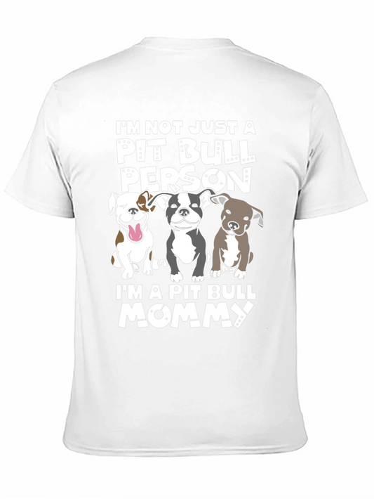 Pit Bull Mommy T-Shirt - Dog Lover Tee