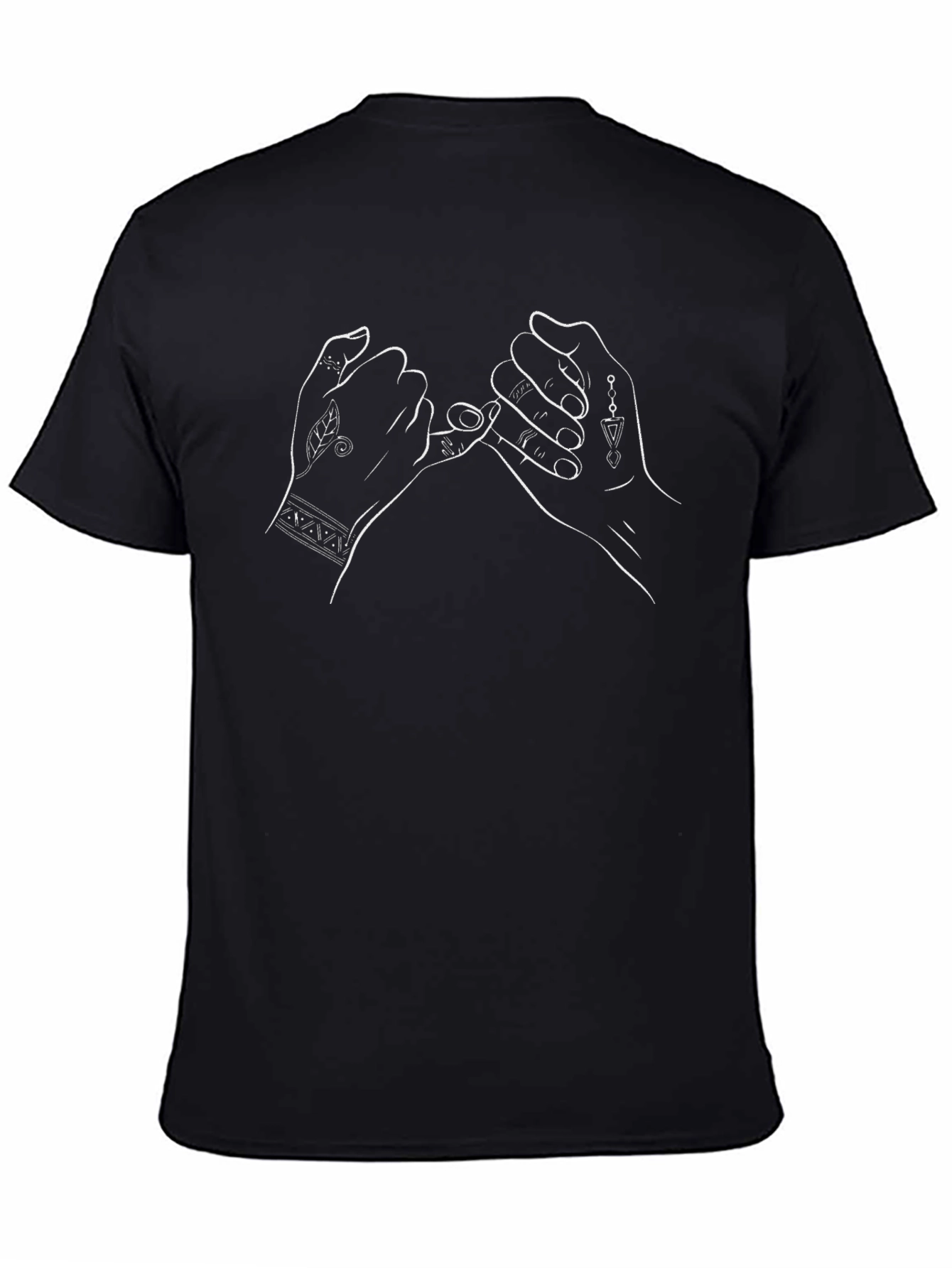 Promise Gesture Graphic Tee - Stylish & Unique