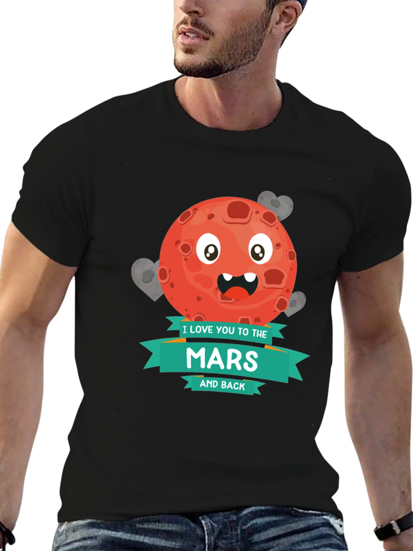 I Love You to Mars and Back Graphic T-Shirt