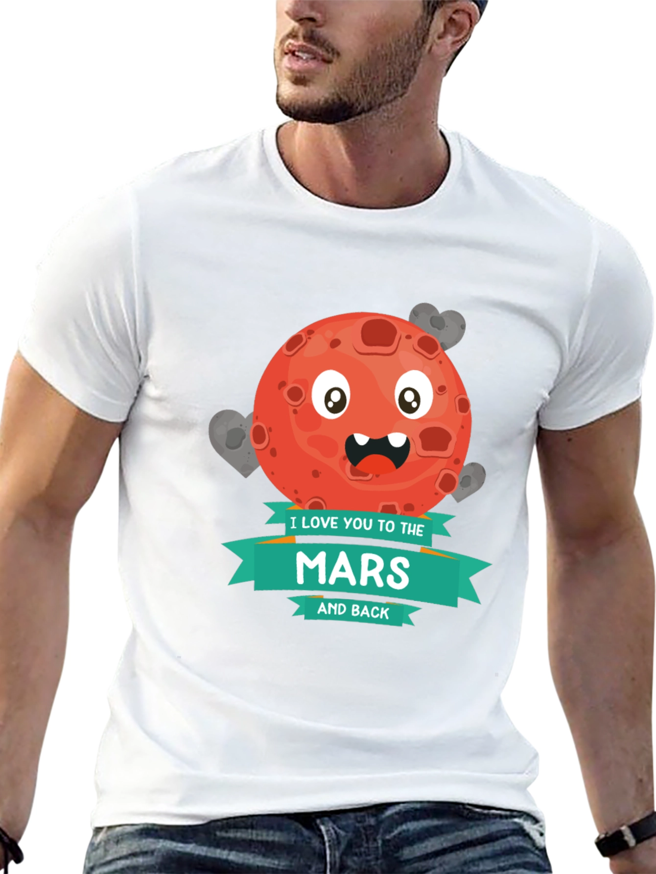 I Love You to Mars and Back Graphic T-Shirt