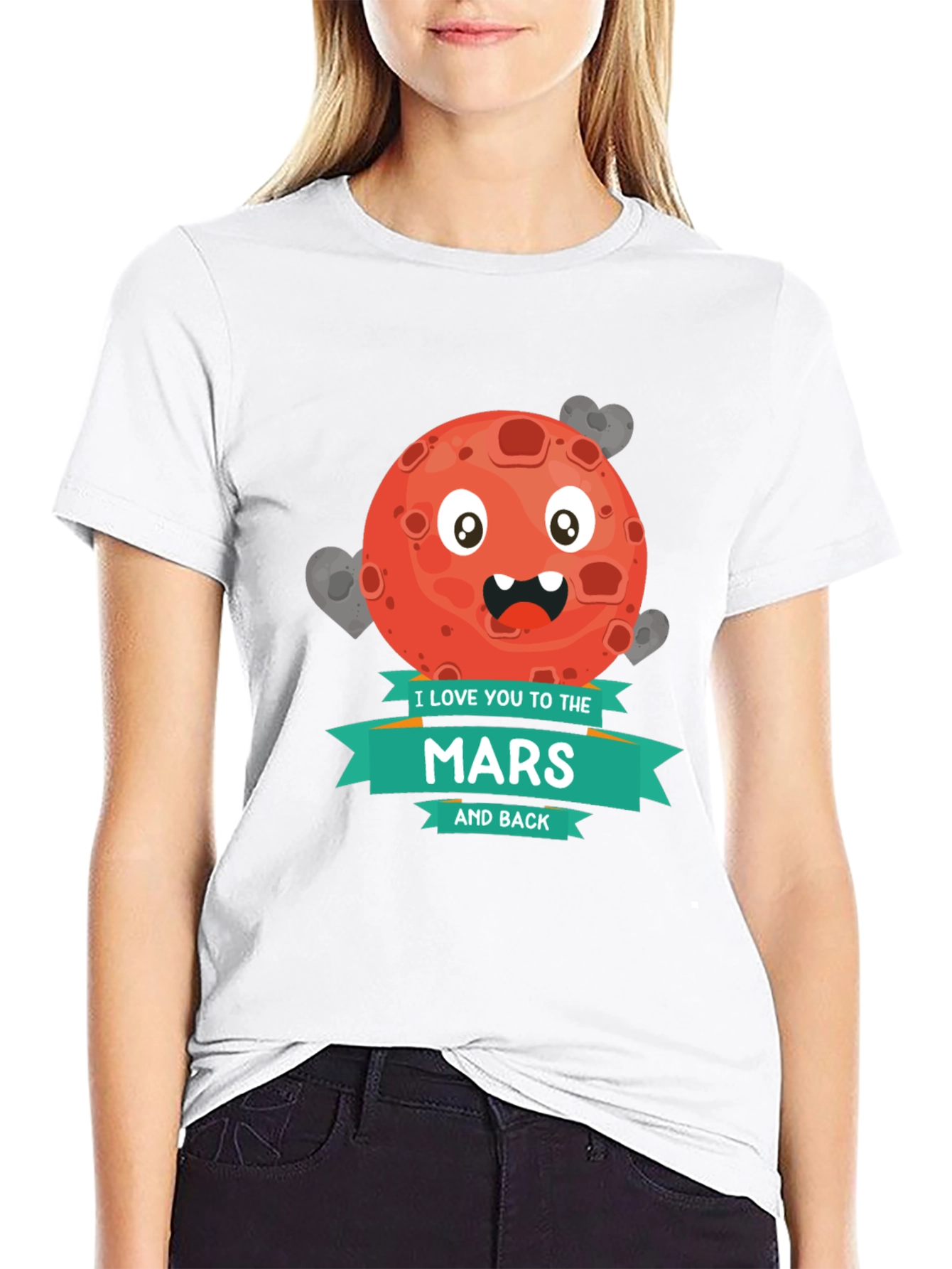 I Love You to Mars and Back Graphic T-Shirt