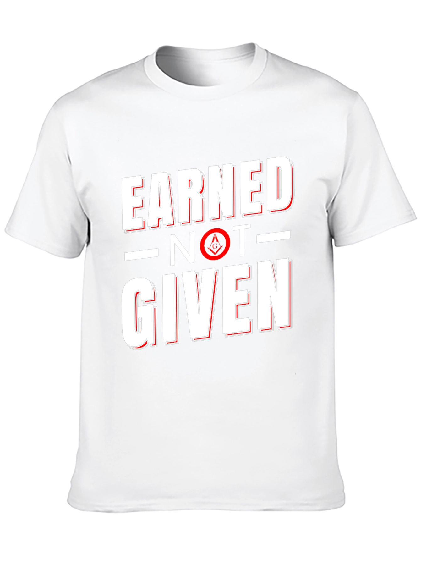 Earned Not Given Masonic Graphic Tee