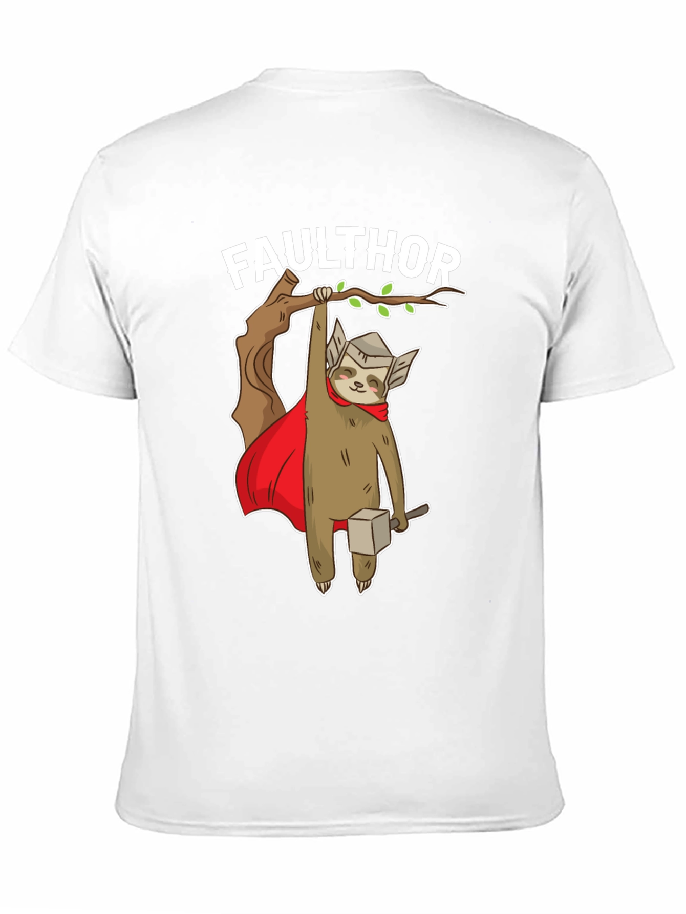 Faulthor Sloth Superhero T-Shirt