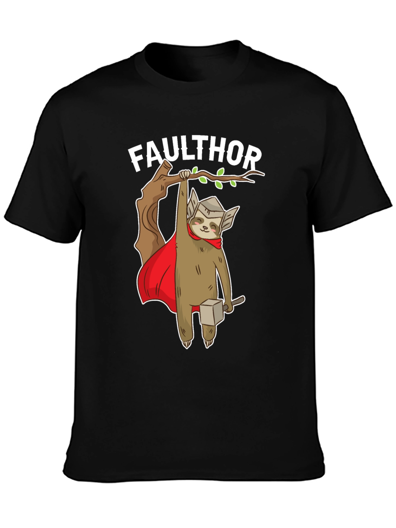 Faulthor Sloth Superhero T-Shirt
