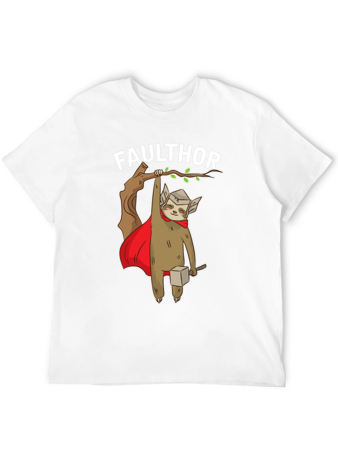 Faulthor Sloth Superhero T-Shirt