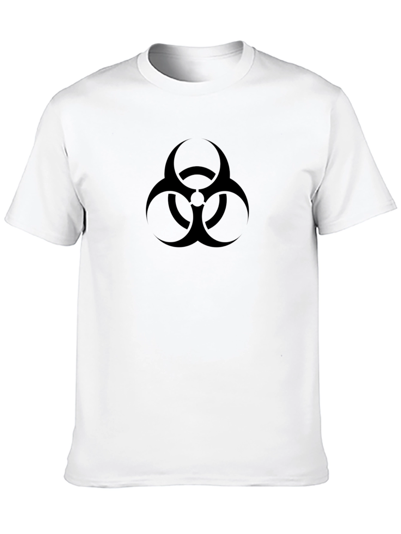 Biohazard Symbol Graphic Black T-Shirt